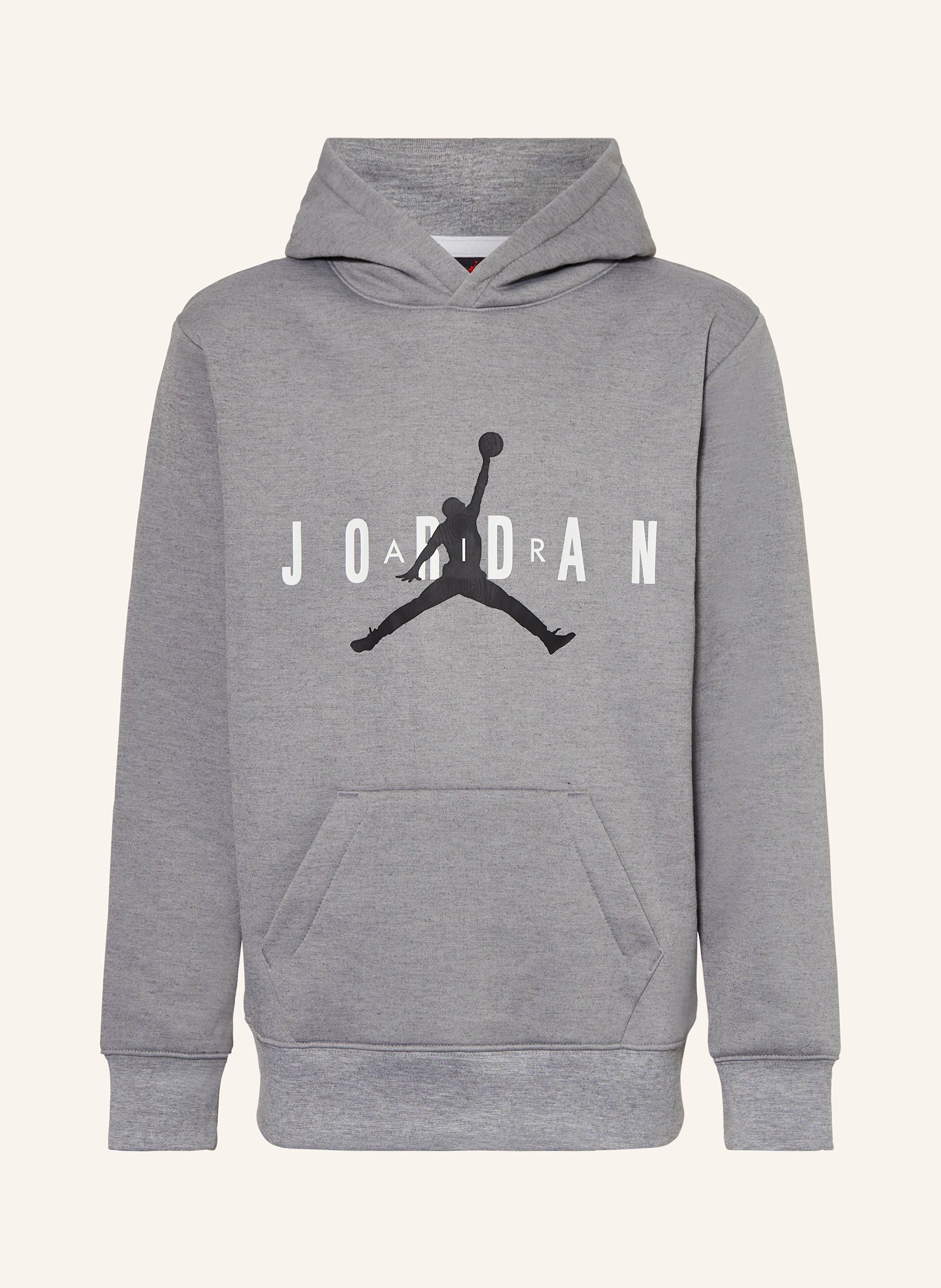 JORDAN Hoodie JUMPMAN in grau weiss