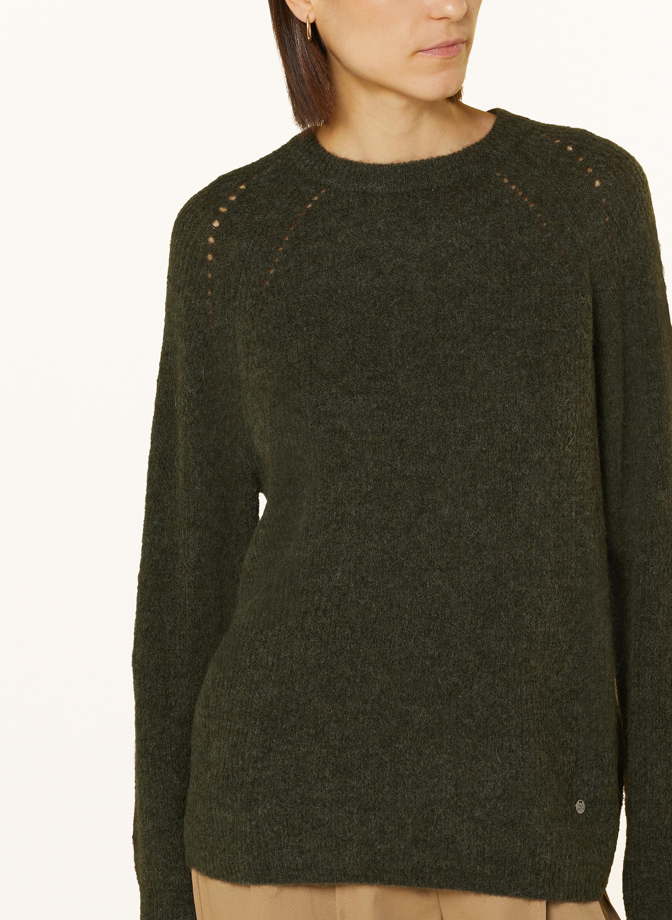 Thumbnail - Mos Mosh Pullover Mmtammy Thora Mit Alapka Und Cashmere gruen