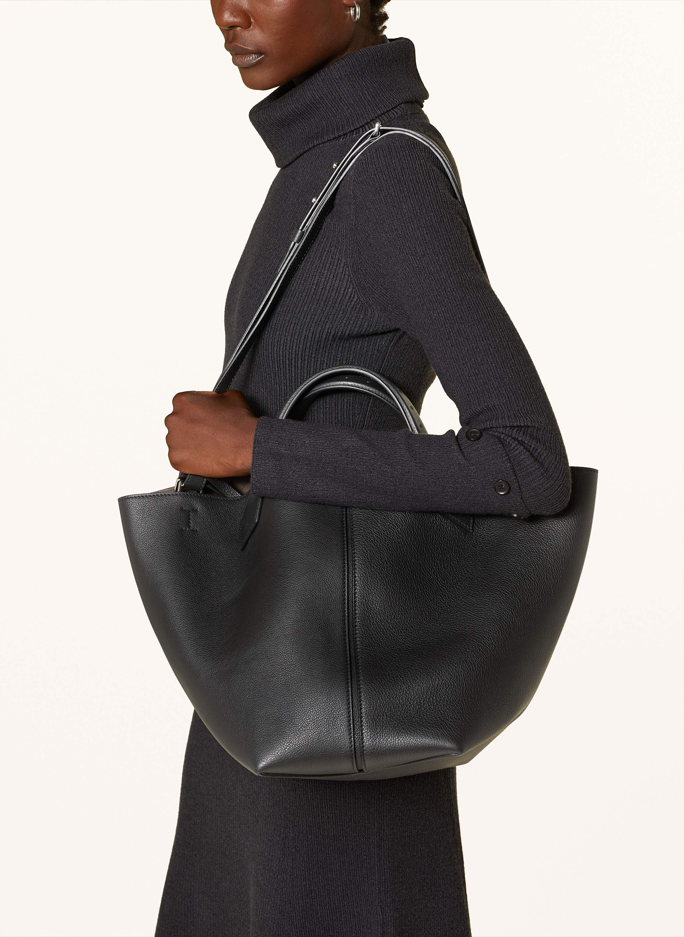 Thumbnail - Proenza Schouler Shopper Large Mit Pouch schwarz