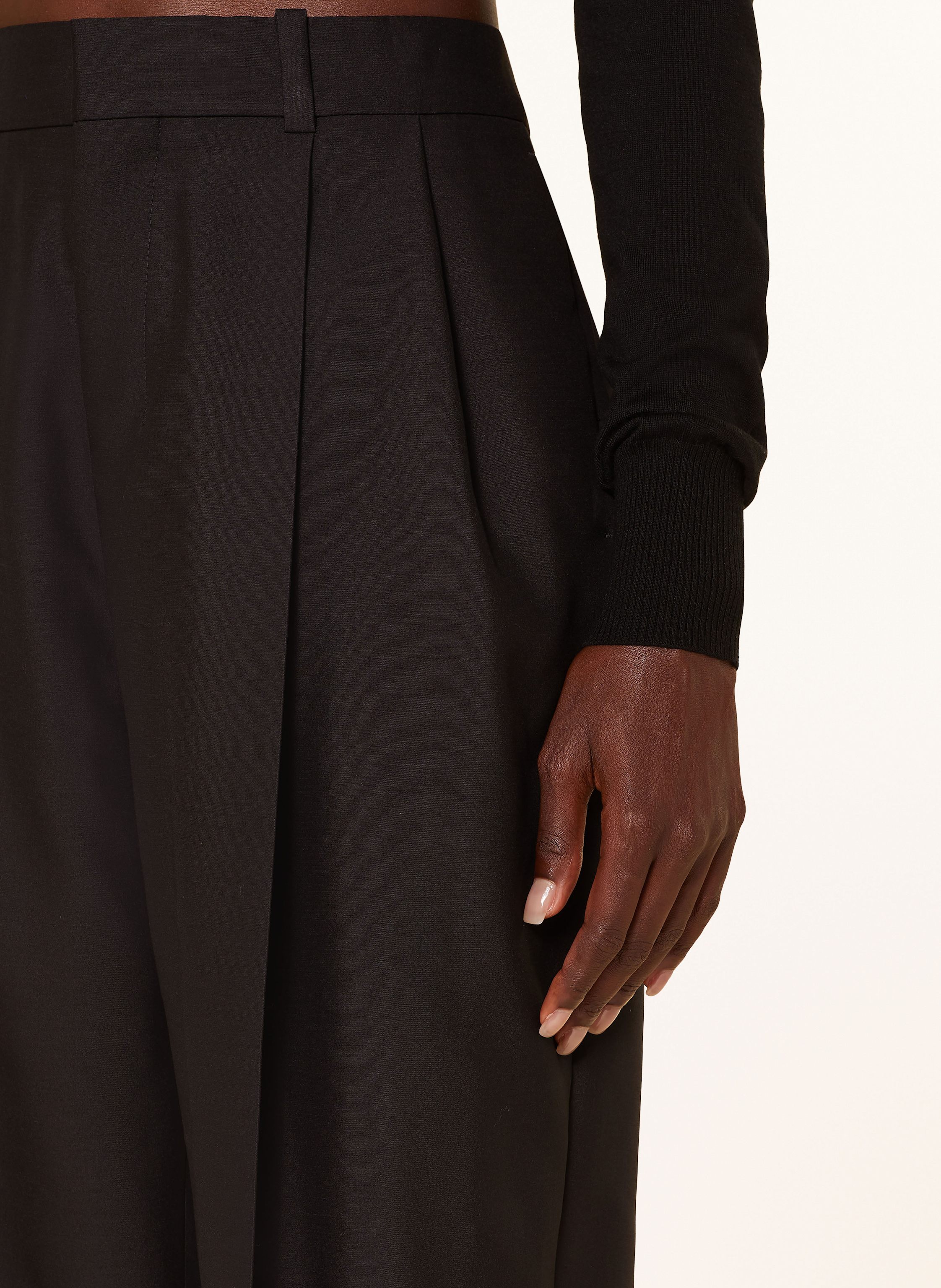 Thumbnail - Jacquemus Hose Le Pantalon Curzio schwarz