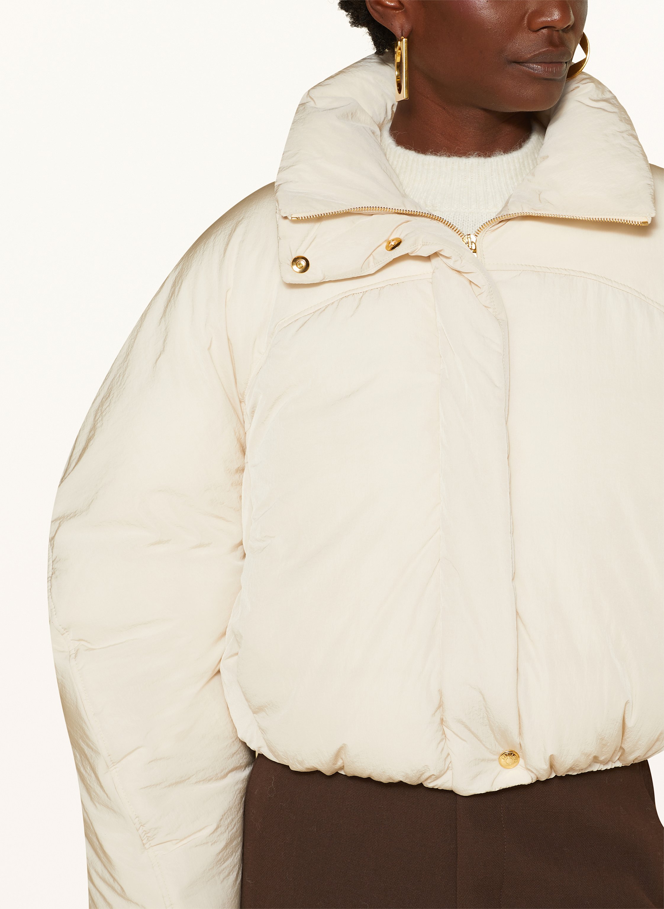 Thumbnail - Jacquemus Cropped-Jacke La Doudoune Courte Caraco weiss