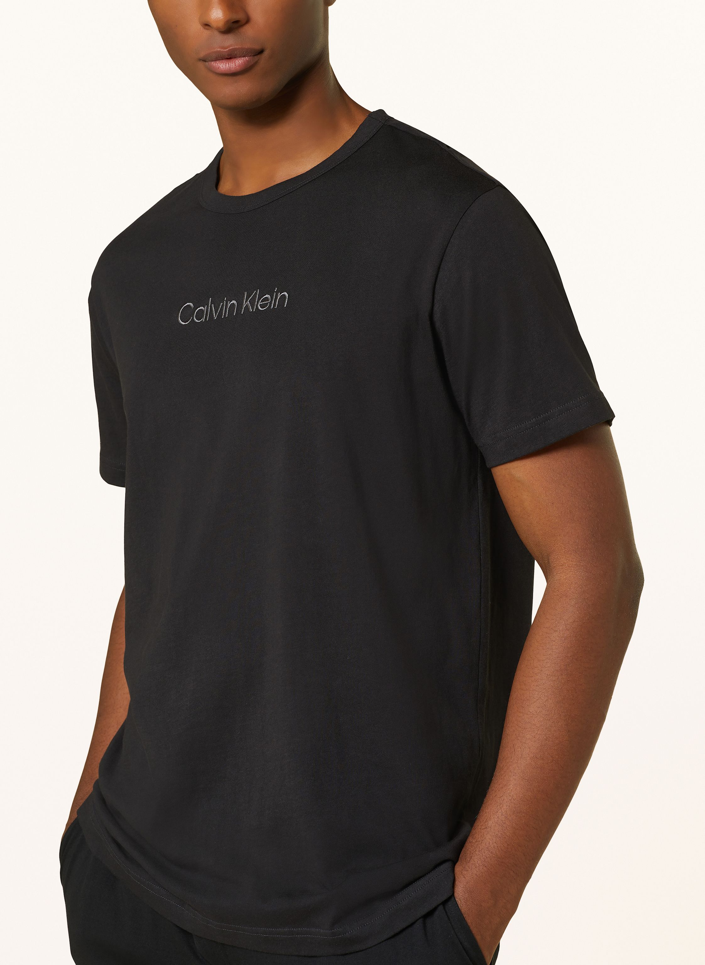 Thumbnail - Calvin Klein Schlafshirt schwarz