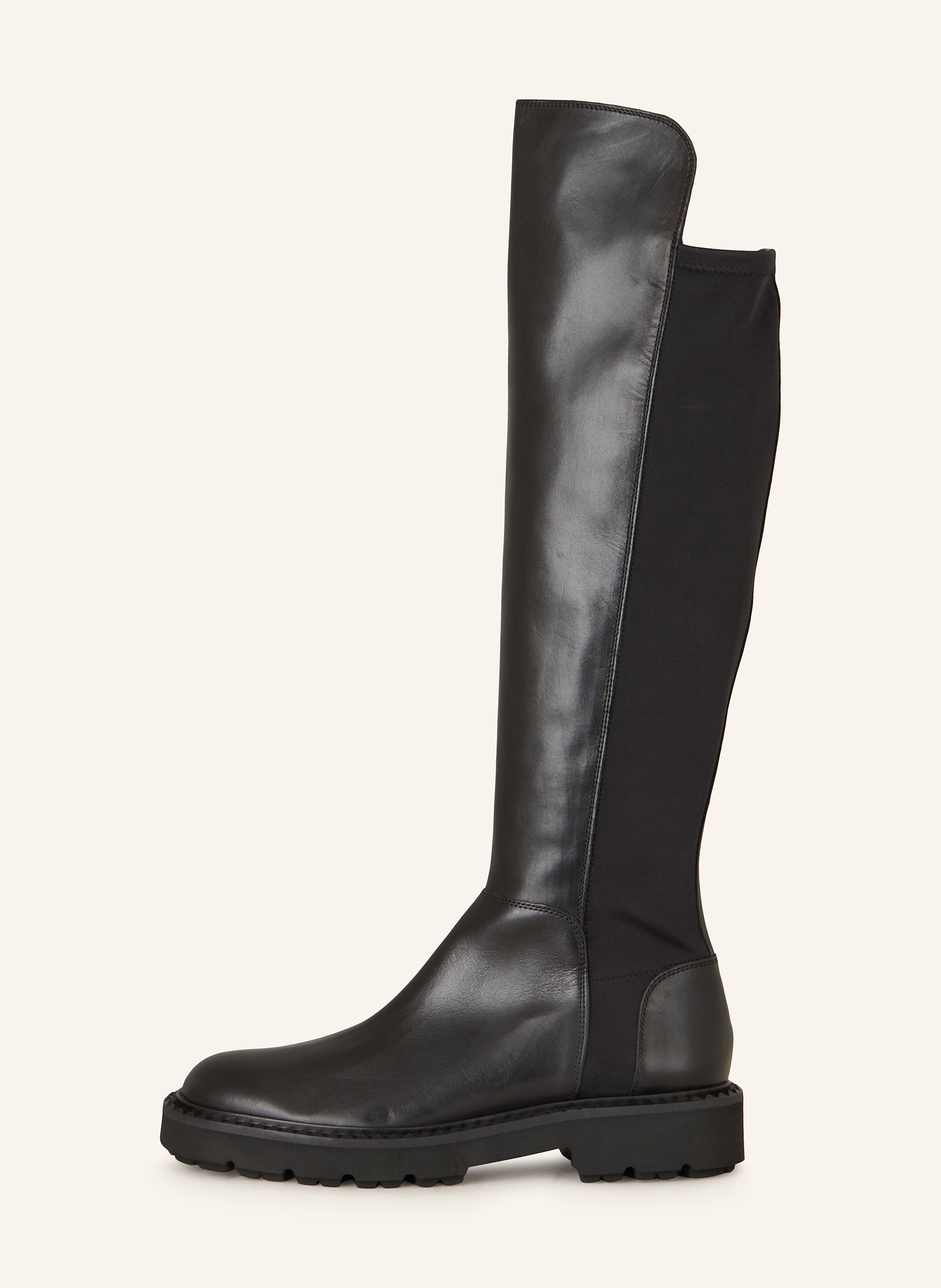 Thumbnail - Kennel & Schmenger Overknee-Stiefel Freda Im Materialmix schwarz