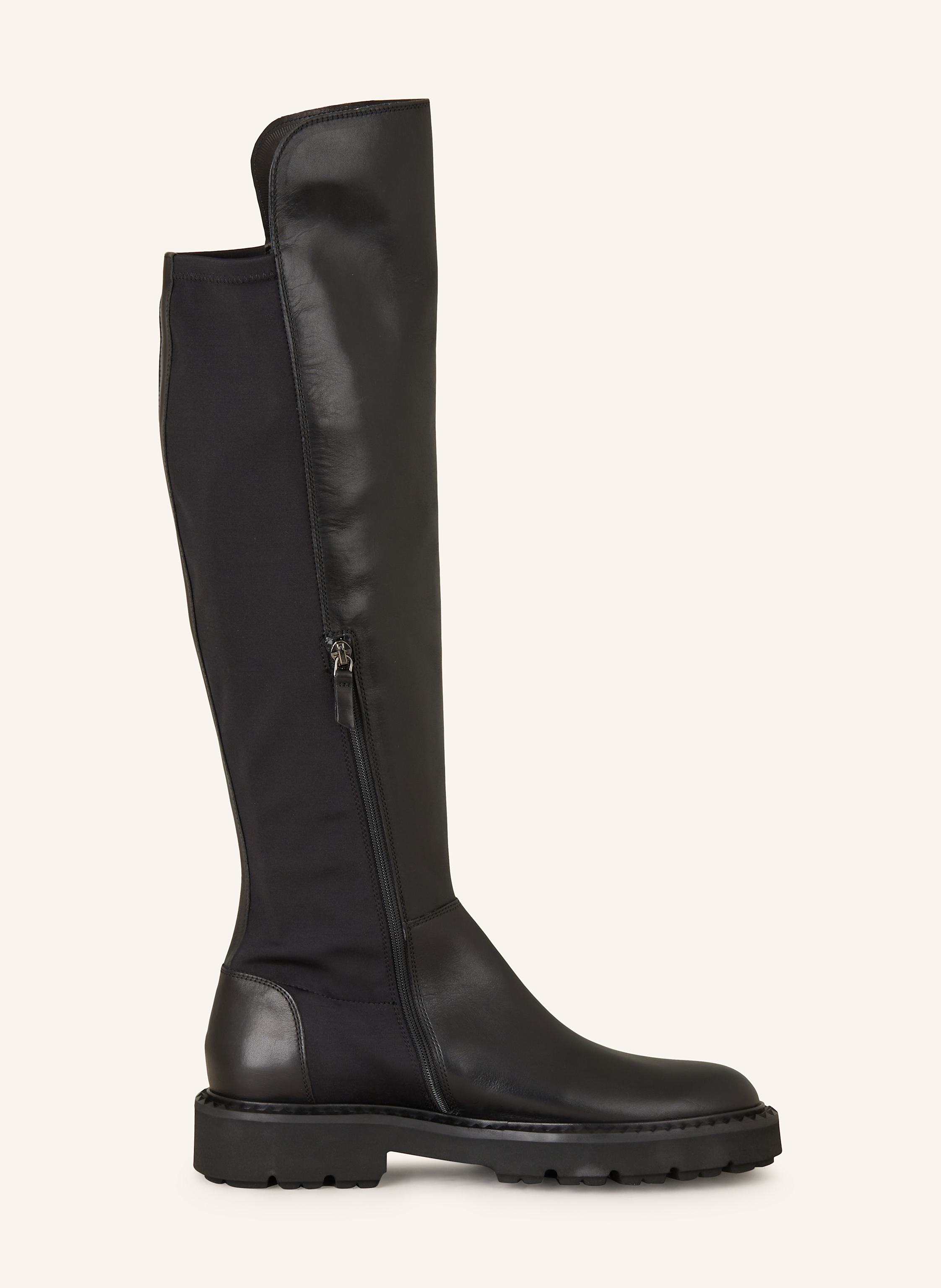 Thumbnail - Kennel & Schmenger Overknee-Stiefel Freda Im Materialmix schwarz