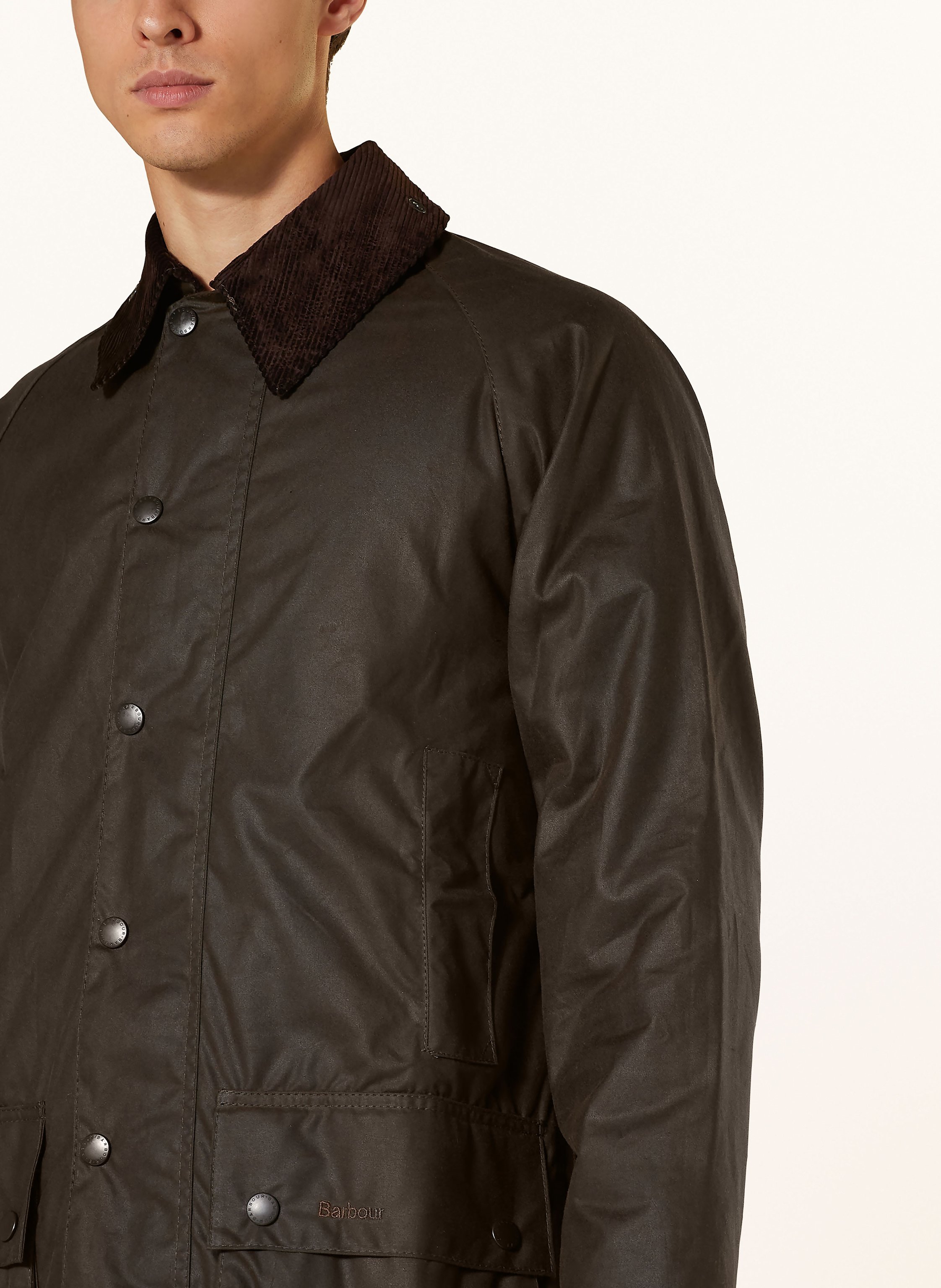 Thumbnail - Barbour Fieldjacket Beaufort Wax gruen