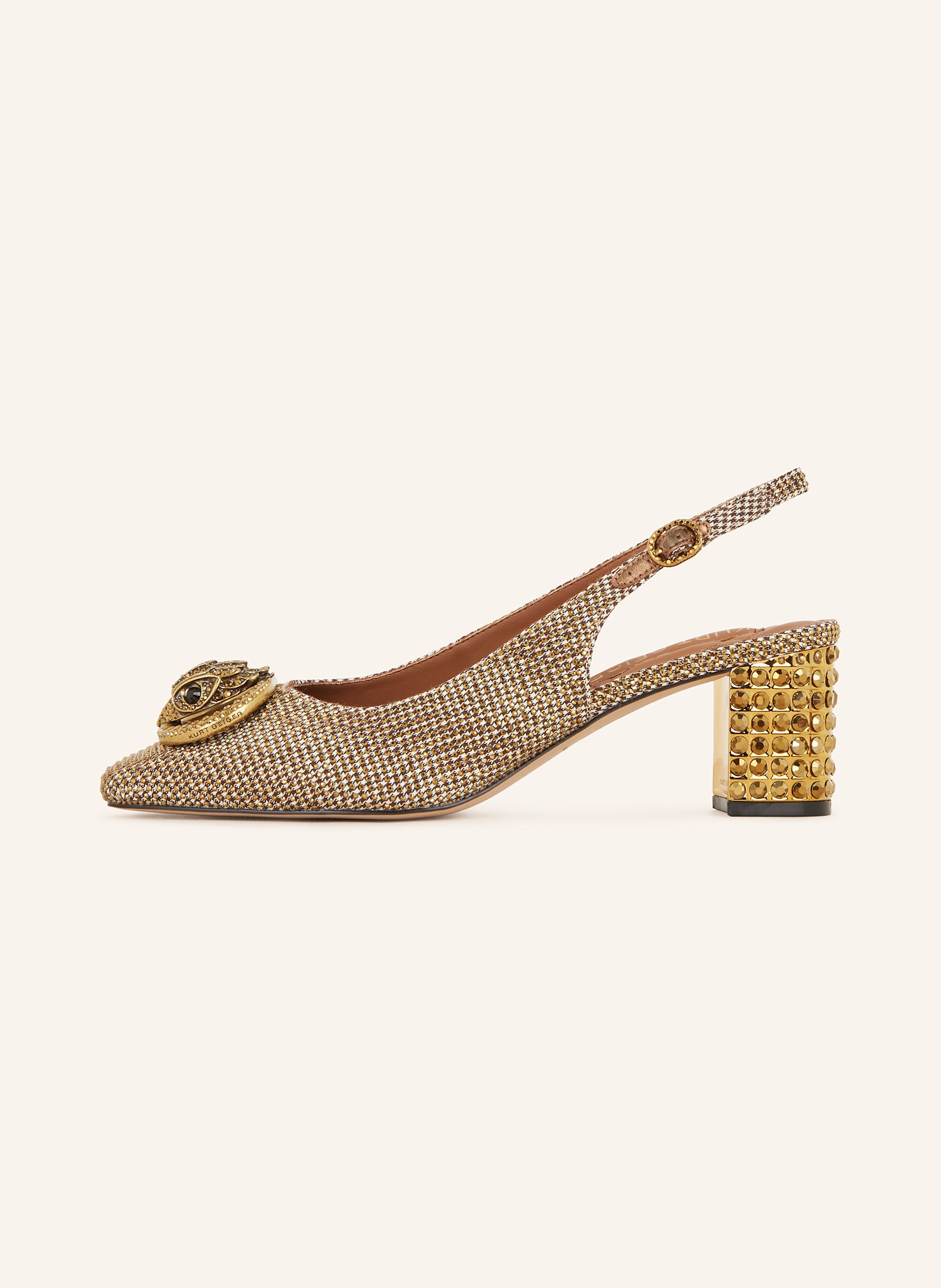 Thumbnail - Kurt Geiger Slingpumps Mit Schmucksteinen beige