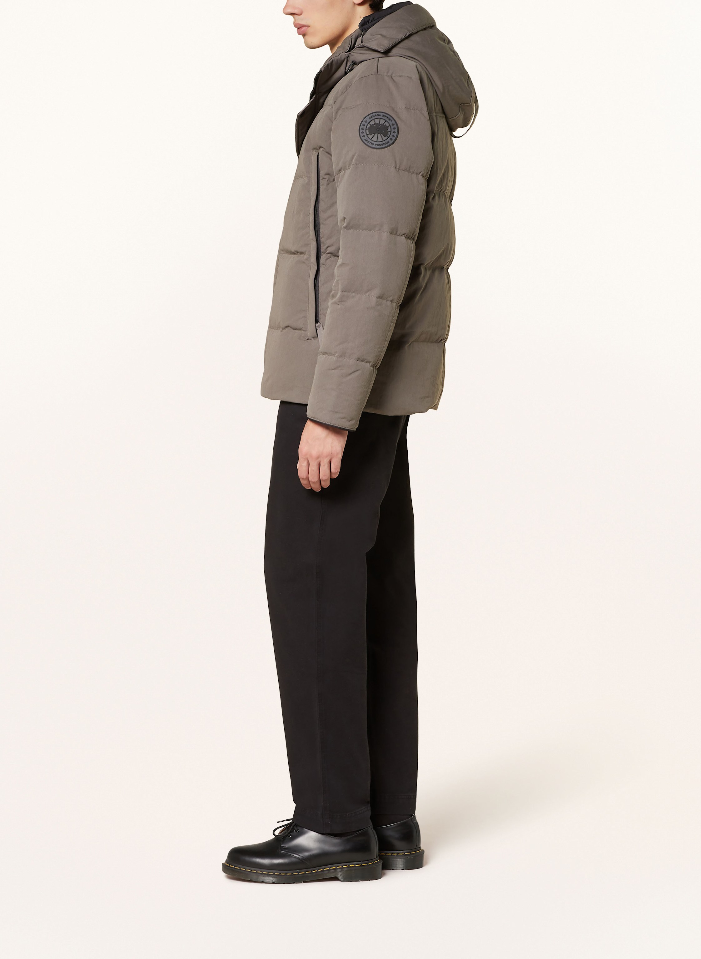 Thumbnail - Canada Goose Daunenjacke Wyndham grau