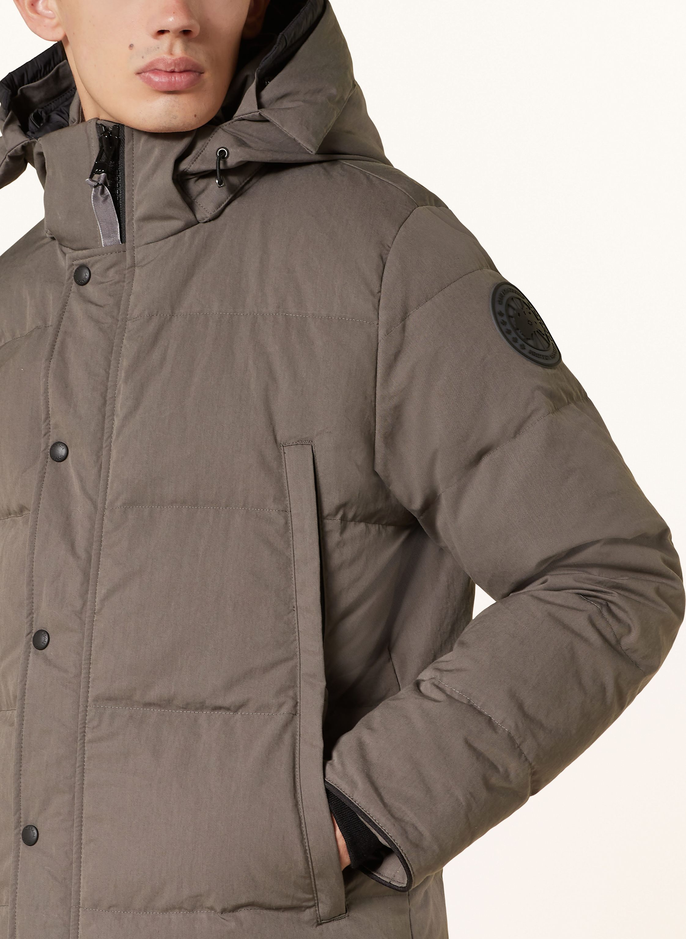 Thumbnail - Canada Goose Daunenjacke Wyndham grau