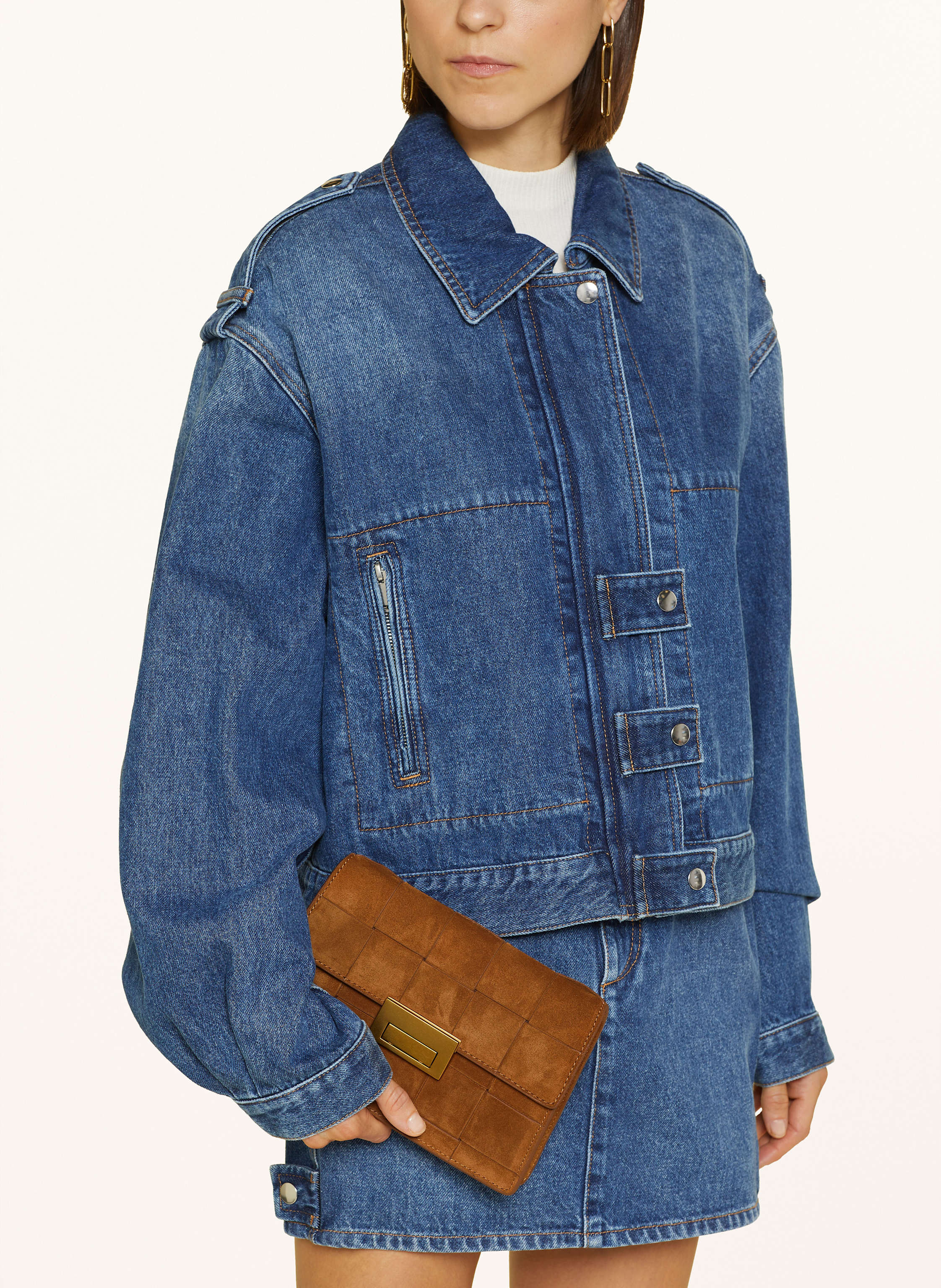 Thumbnail - Loeffler Randall Umhängetasche Delphine braun