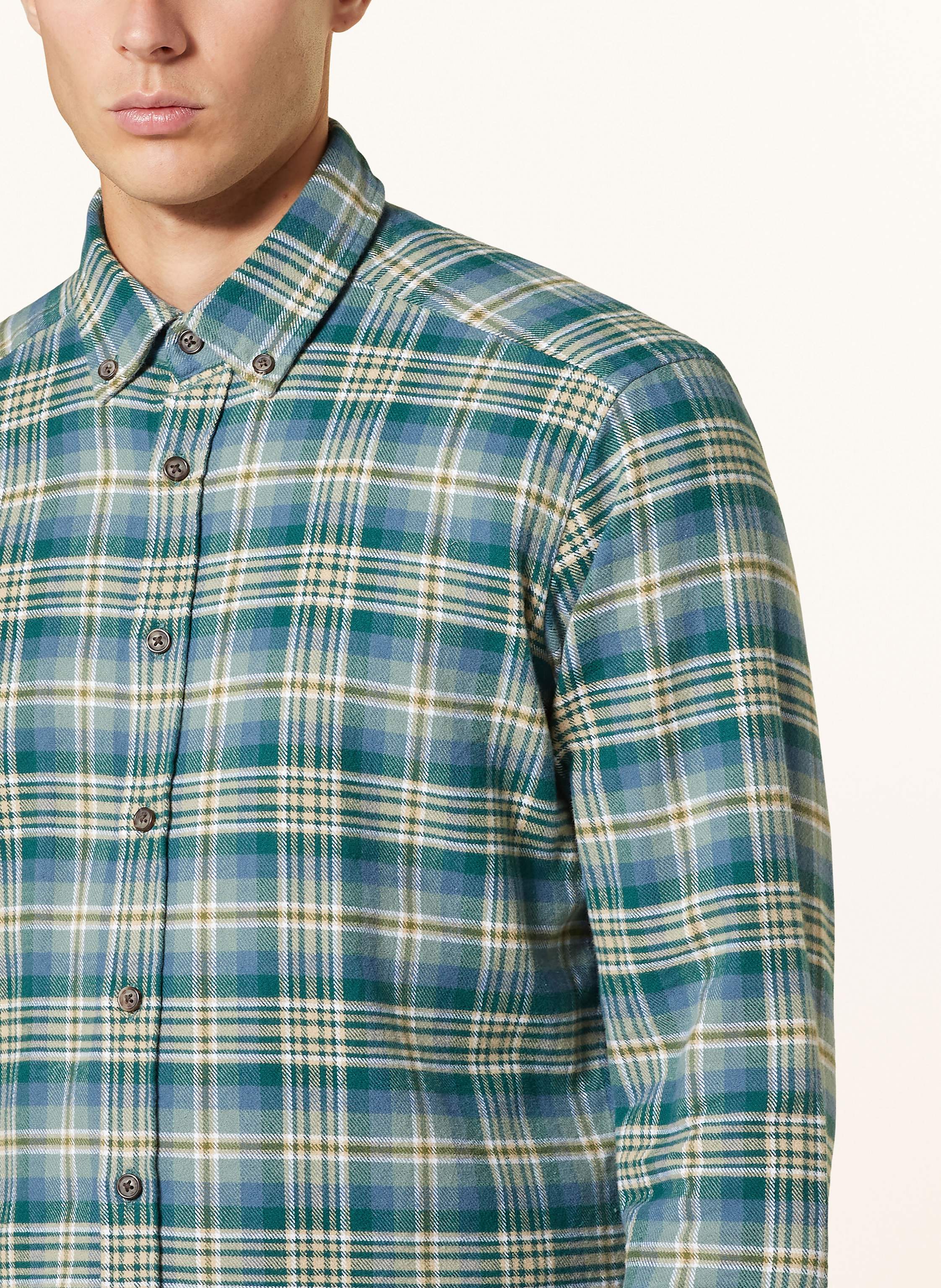 Thumbnail - Strokesman's Flanellhemd Regular Fit gruen
