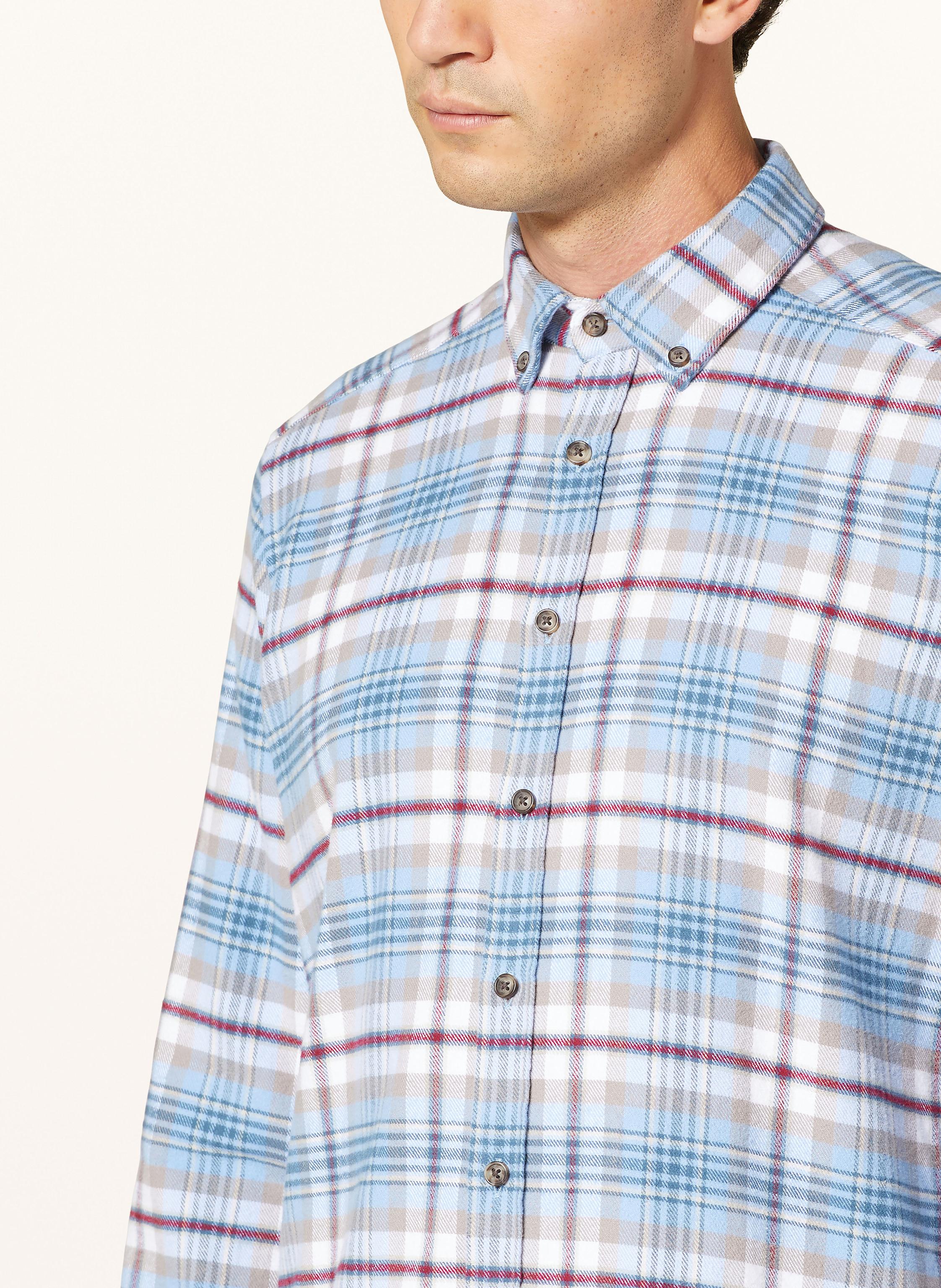 Thumbnail - Strokesman's Flanellhemd Regular Fit blau