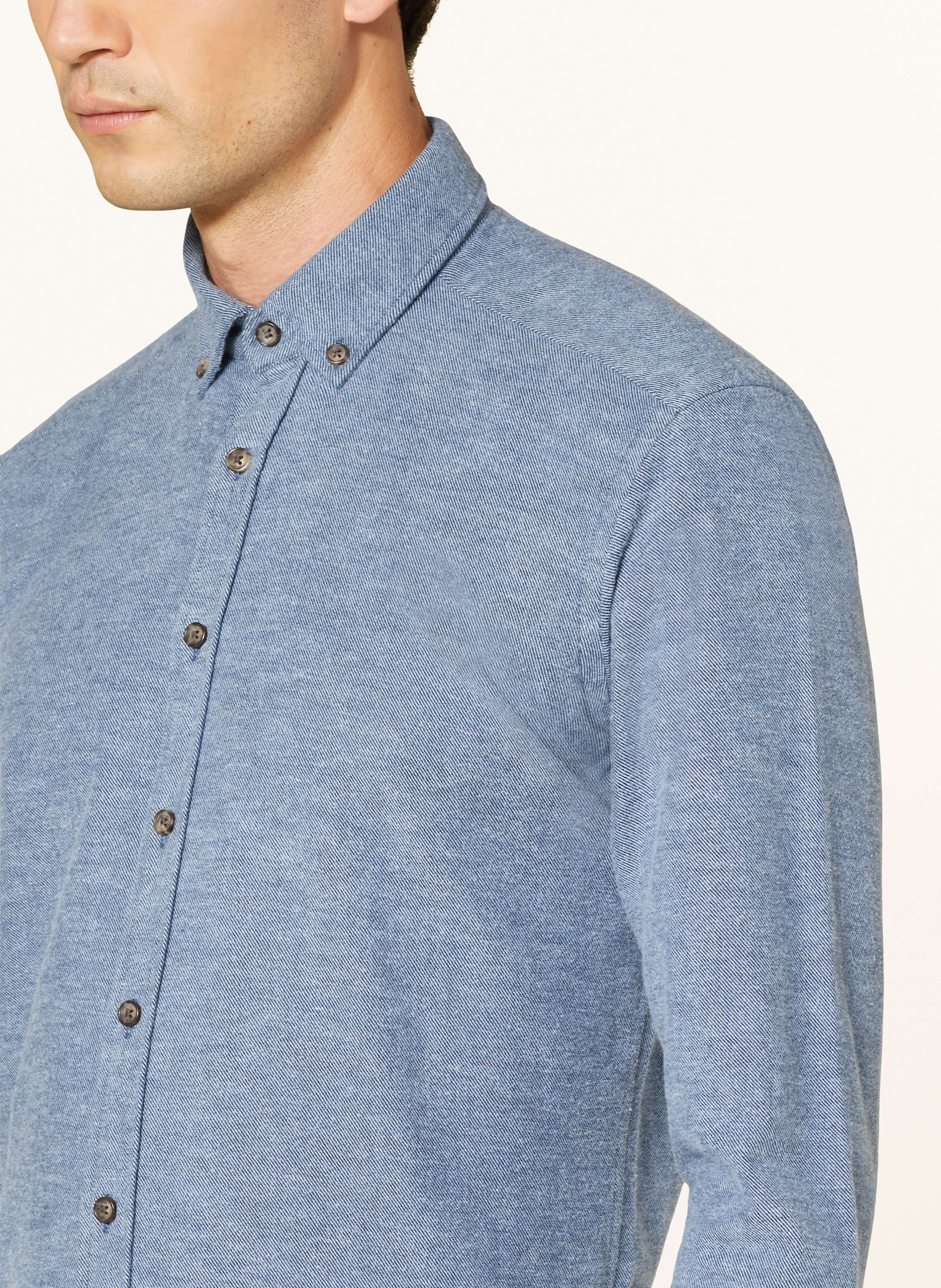 Thumbnail - Strokesman's Hemd Regular Fit blau