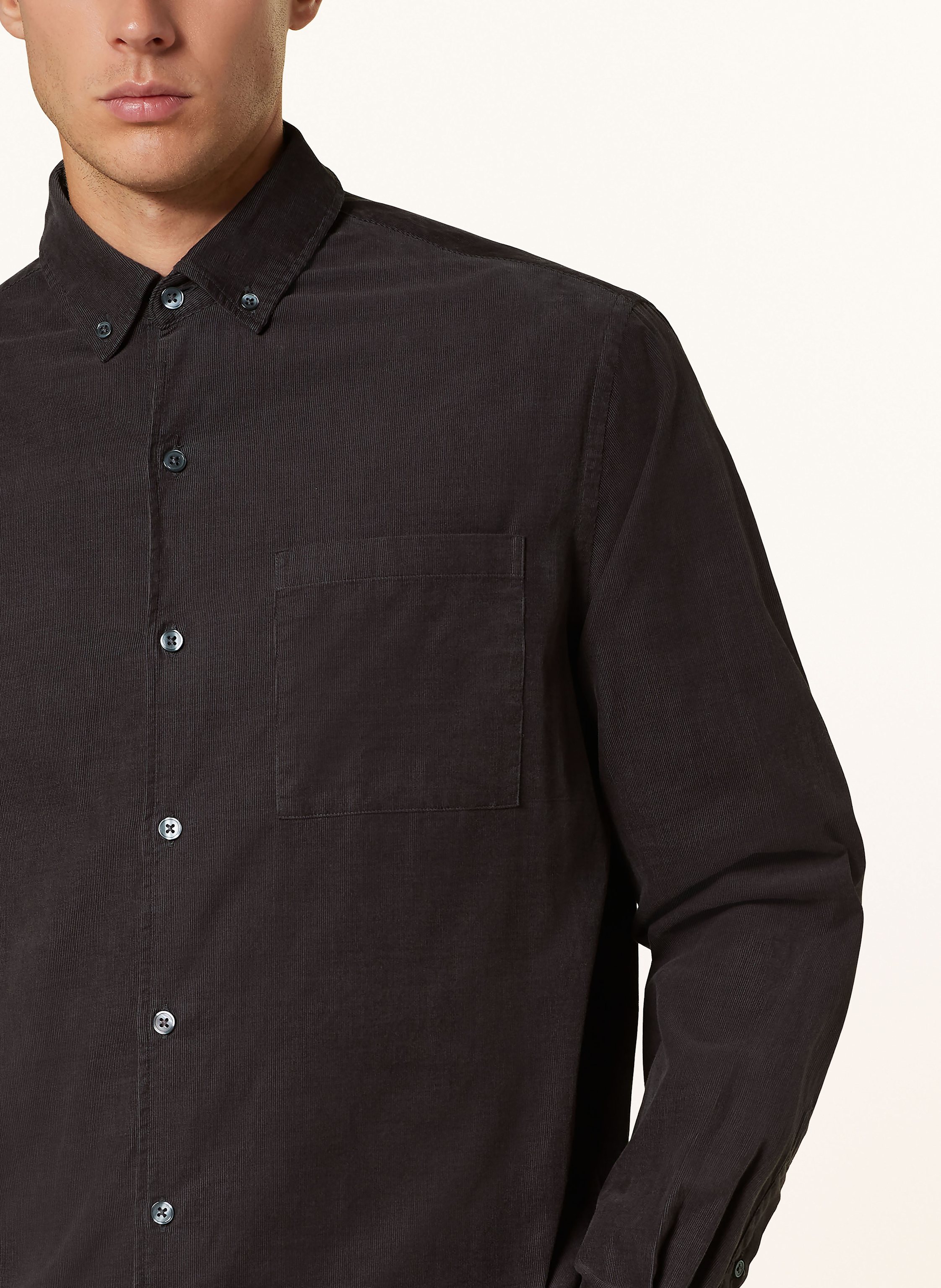 Thumbnail - Paul Cordhemd Comfort Fit grau