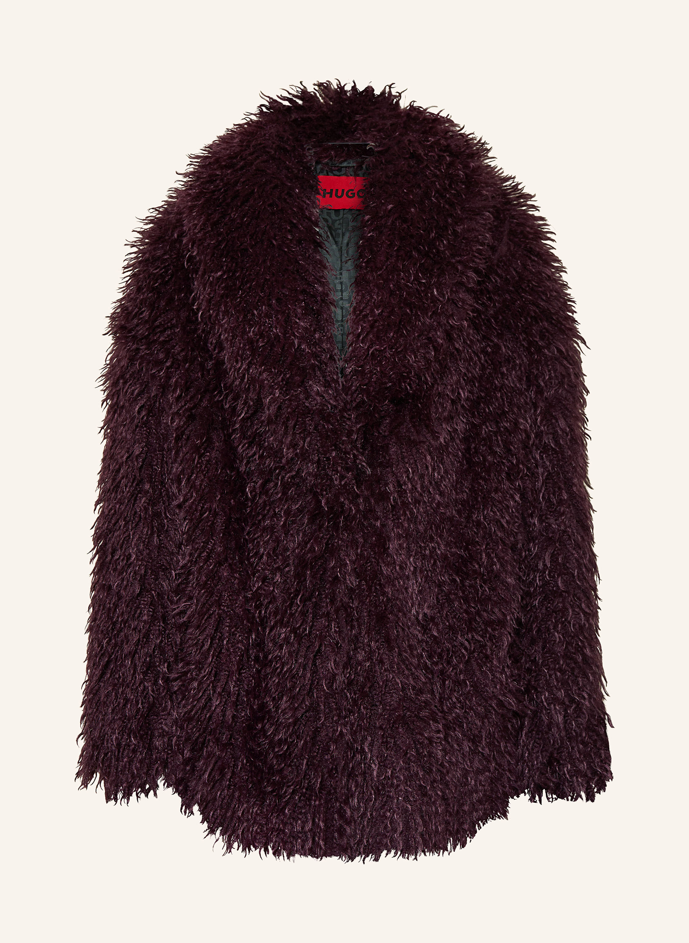 Hugo boss faux fur coat store