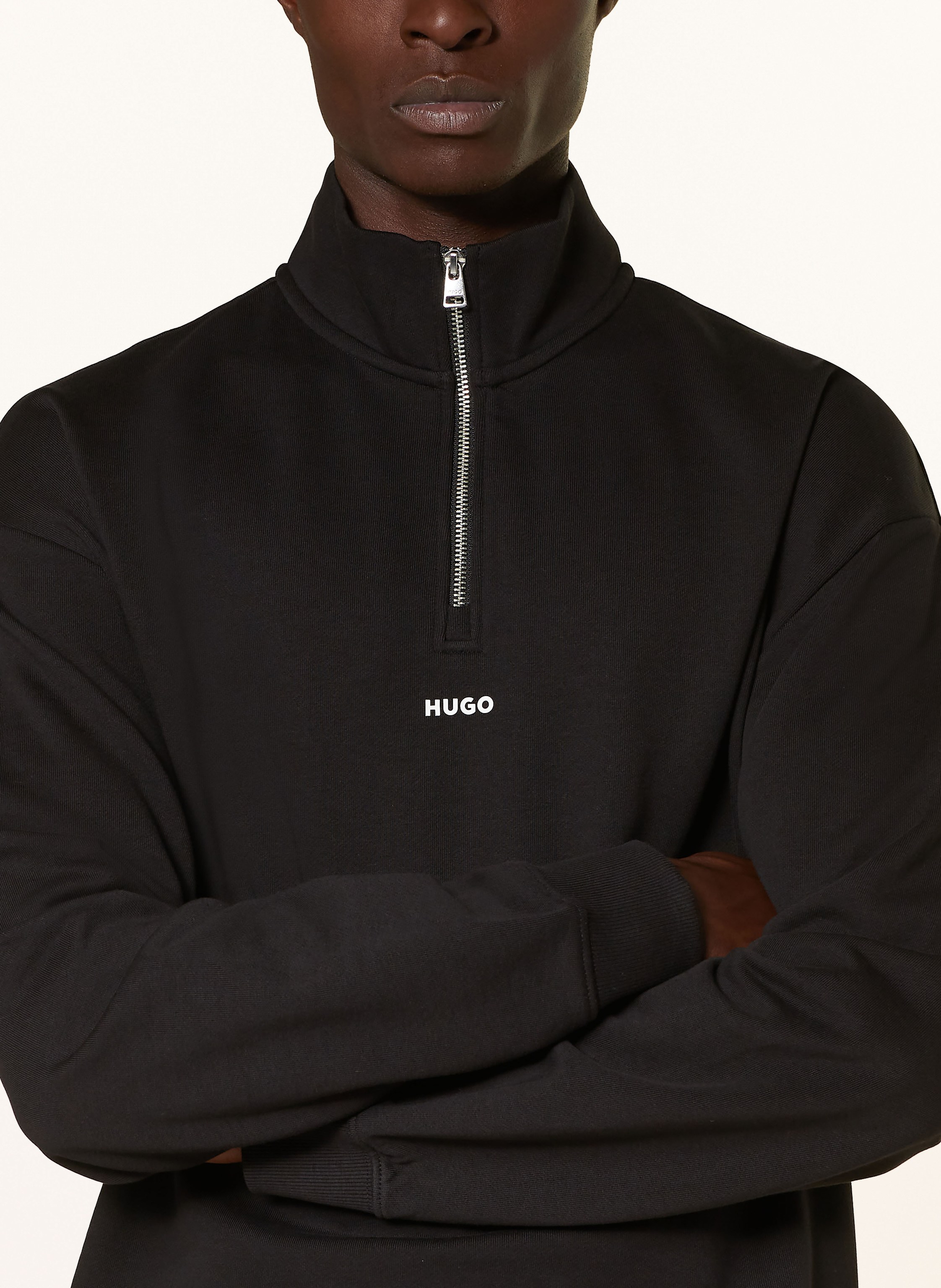 Thumbnail - Hugo Sweat-Troyer Durty schwarz