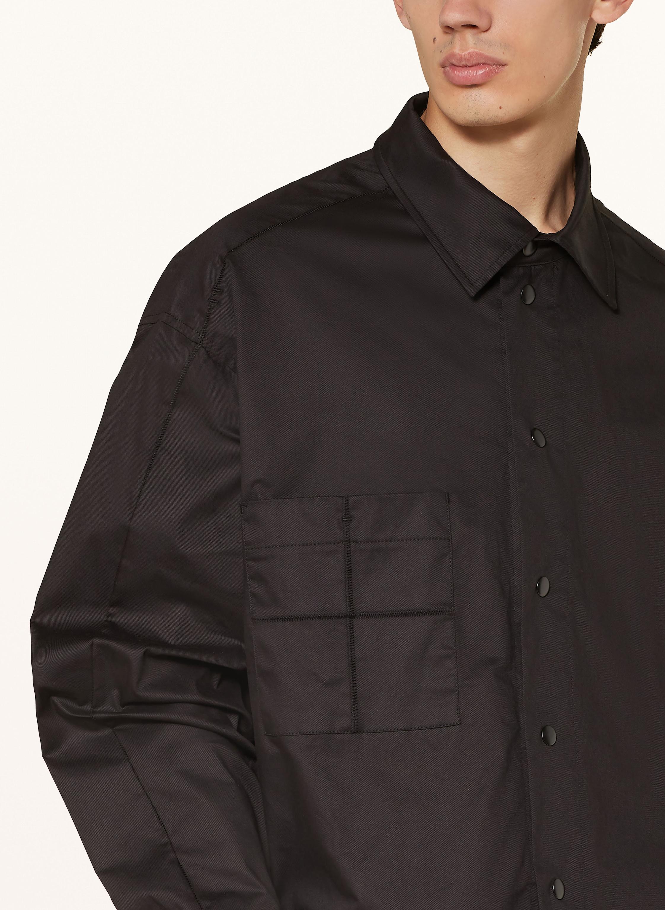 Thumbnail - Thom/Krom Overshirt Comfort Fit schwarz