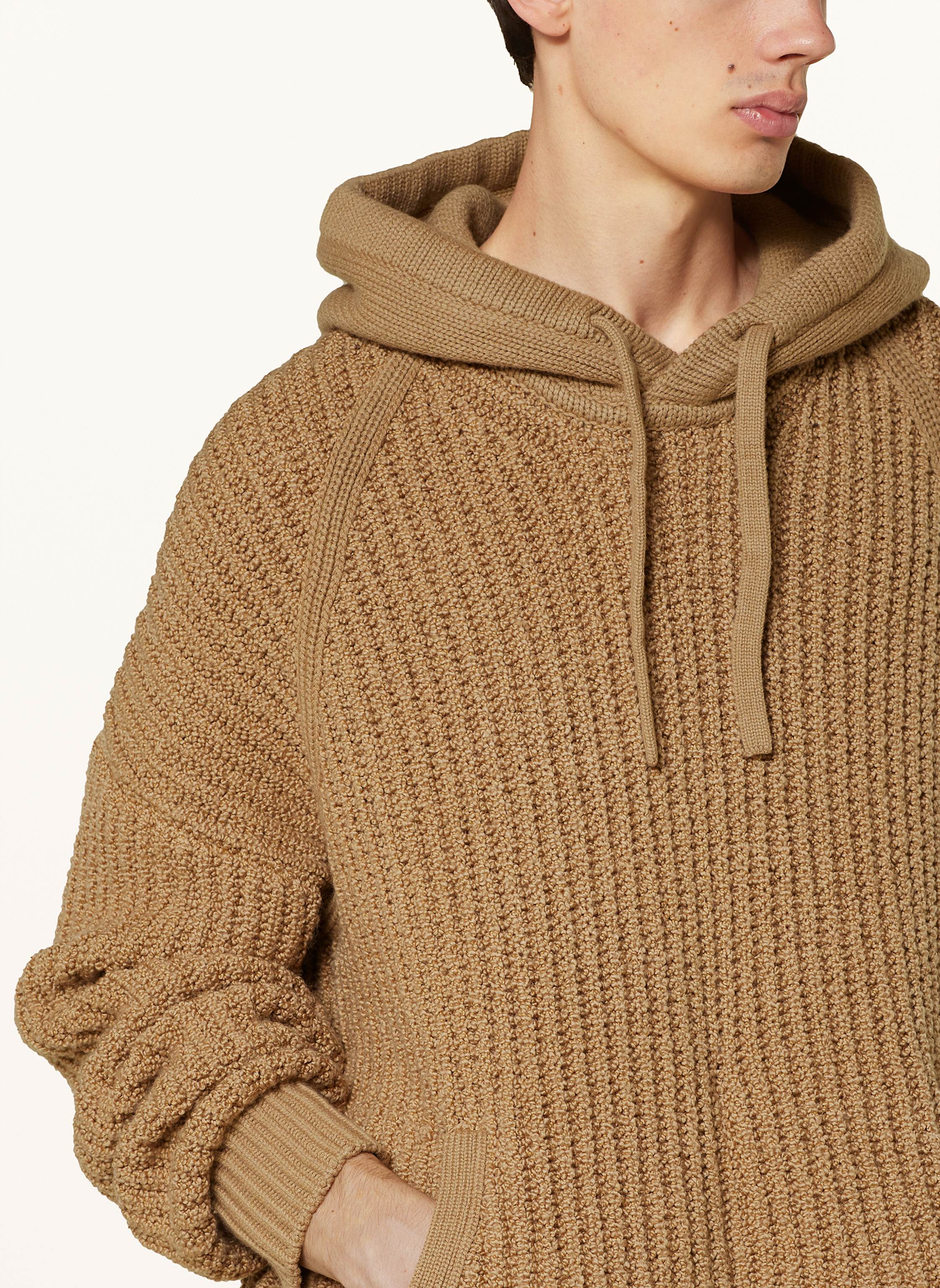 Thumbnail - Jw Anderson Strick-Hoodie braun