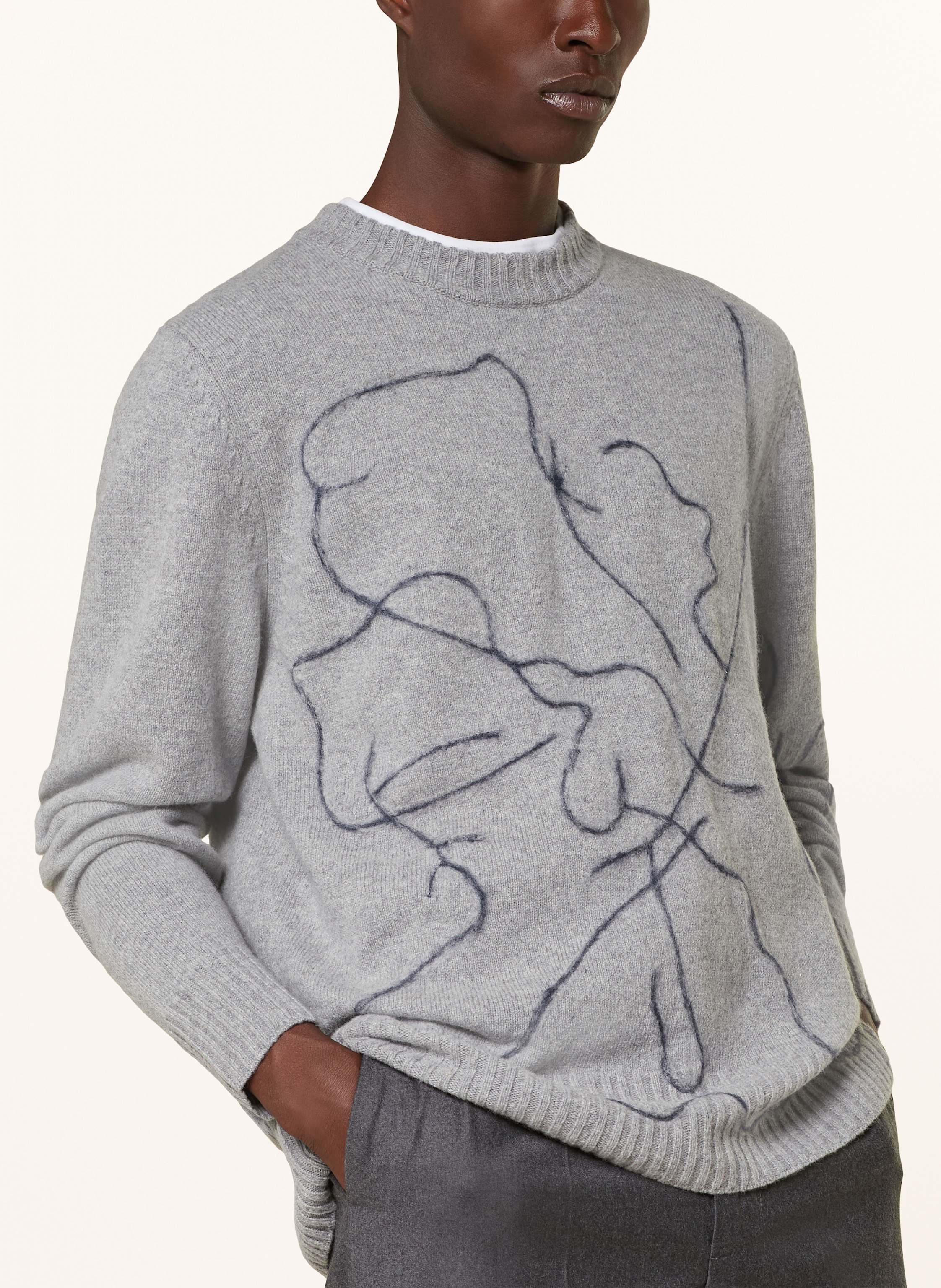 Thumbnail - Róhe Pullover Tulip grau