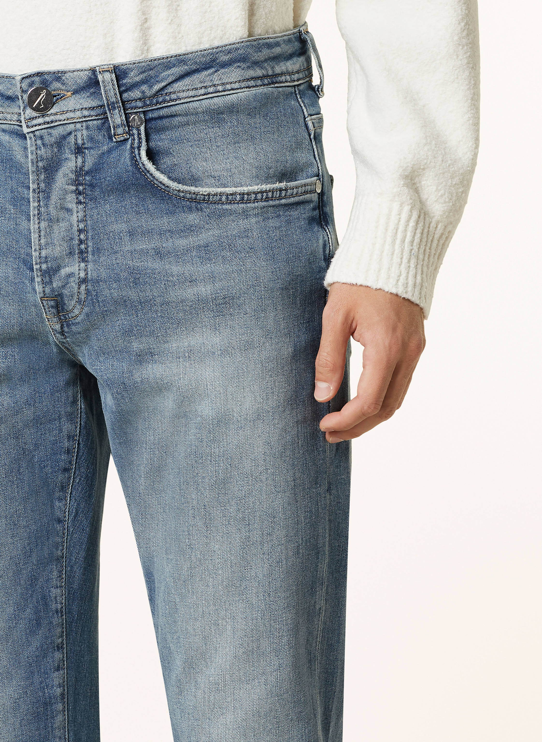 Thumbnail - Goldgarn Denim Jeans u2 Tapered Fit blau
