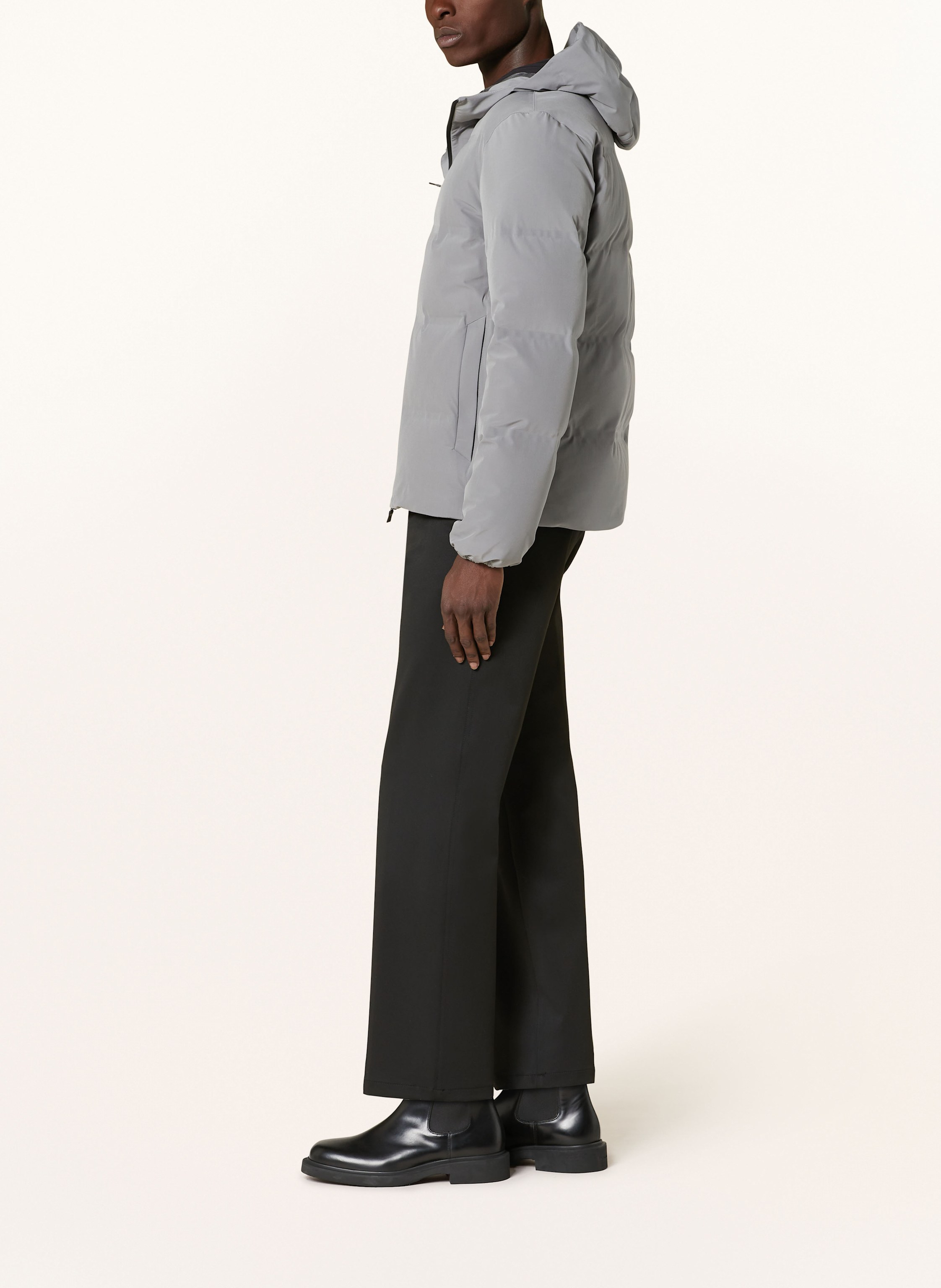 Thumbnail - Herno Laminar Lightweight-Daunenjacke grau