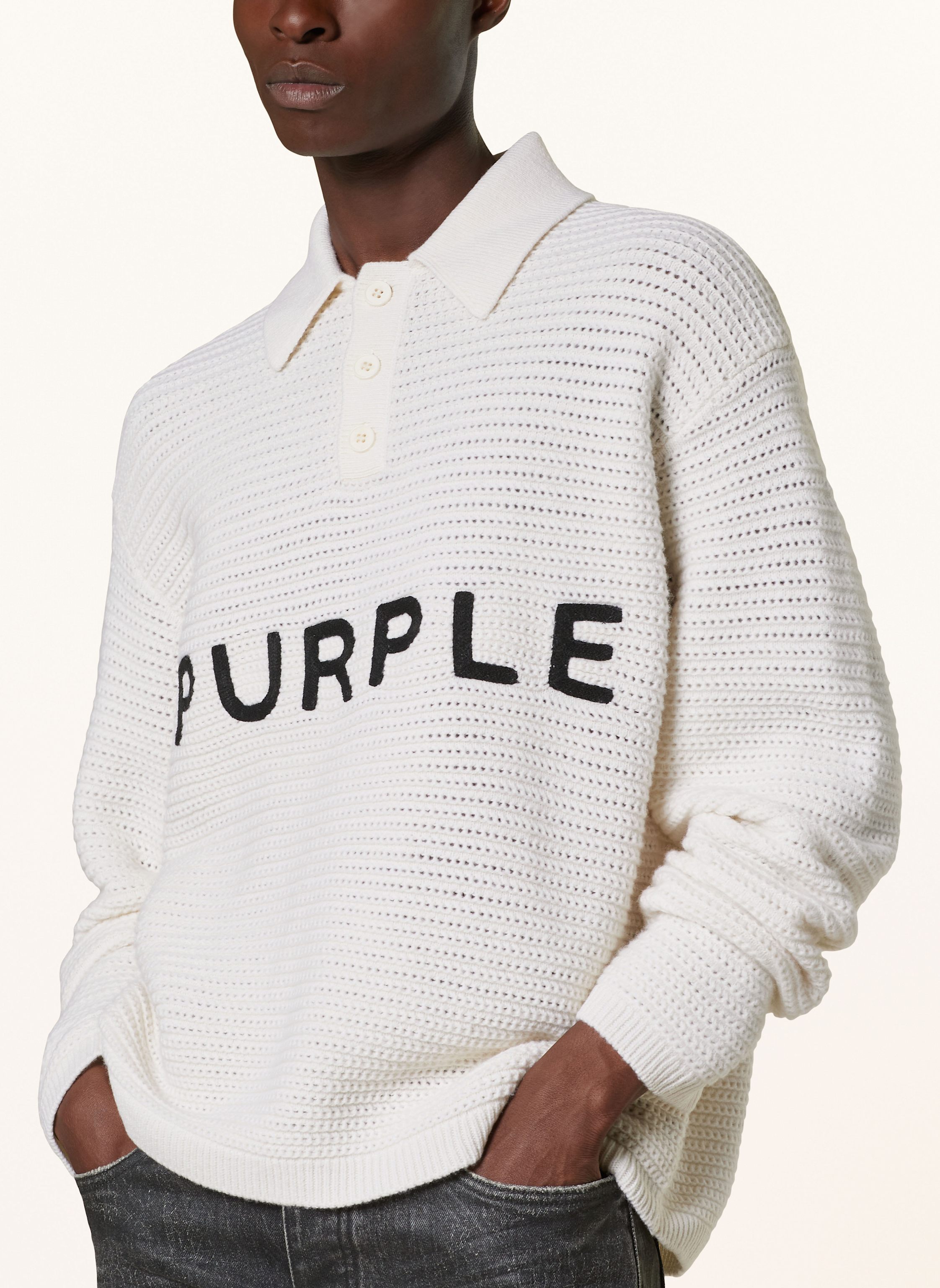 Thumbnail - Purple Brand Pullover weiss