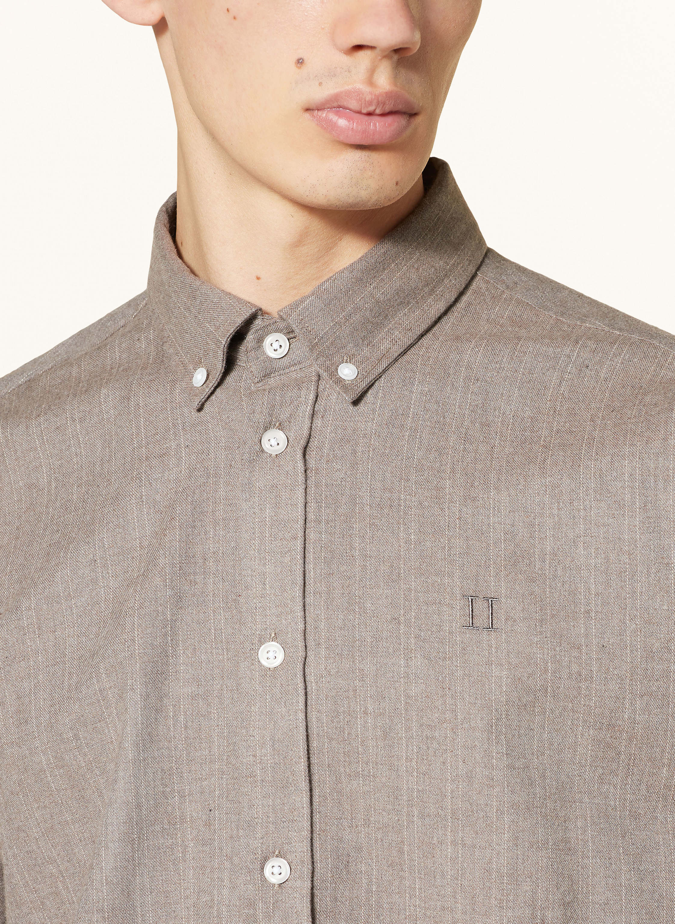 Thumbnail - Les Deux Hemd Desert Reg Regular Fit beige