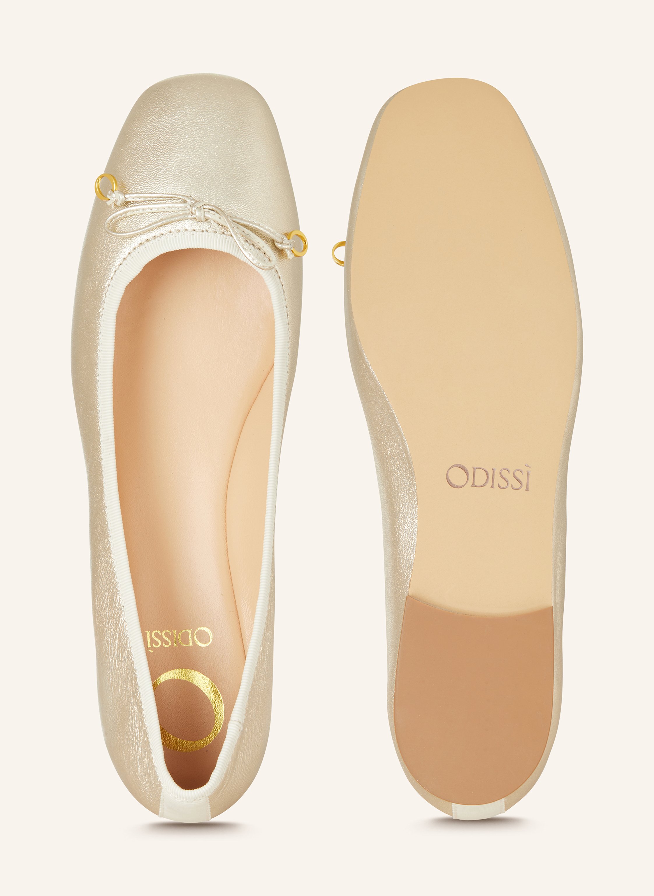 Thumbnail - Odissì Ballerinas Lou gold