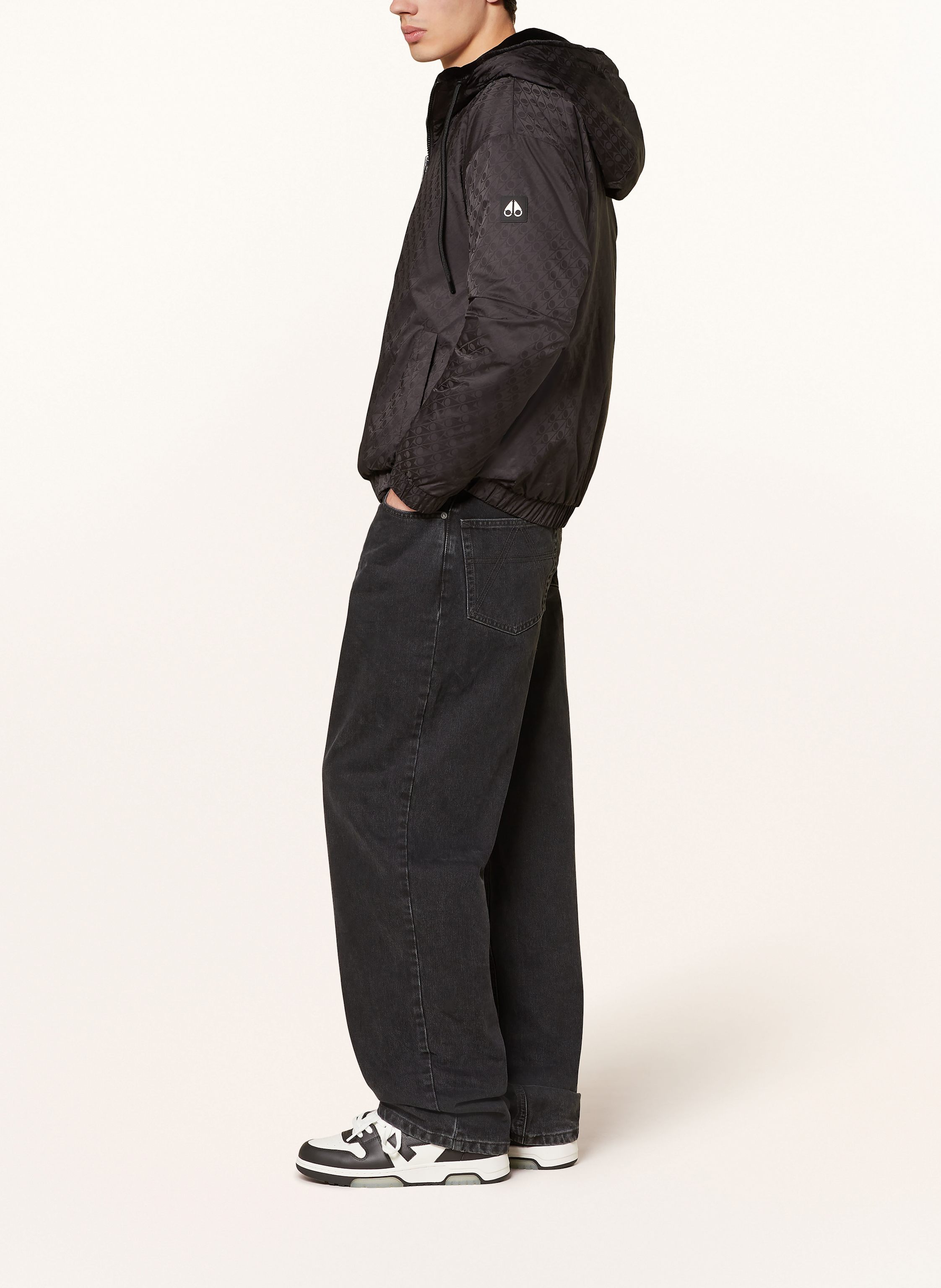 Thumbnail - Moose Knuckles Jacke Bunny Zum Wenden schwarz