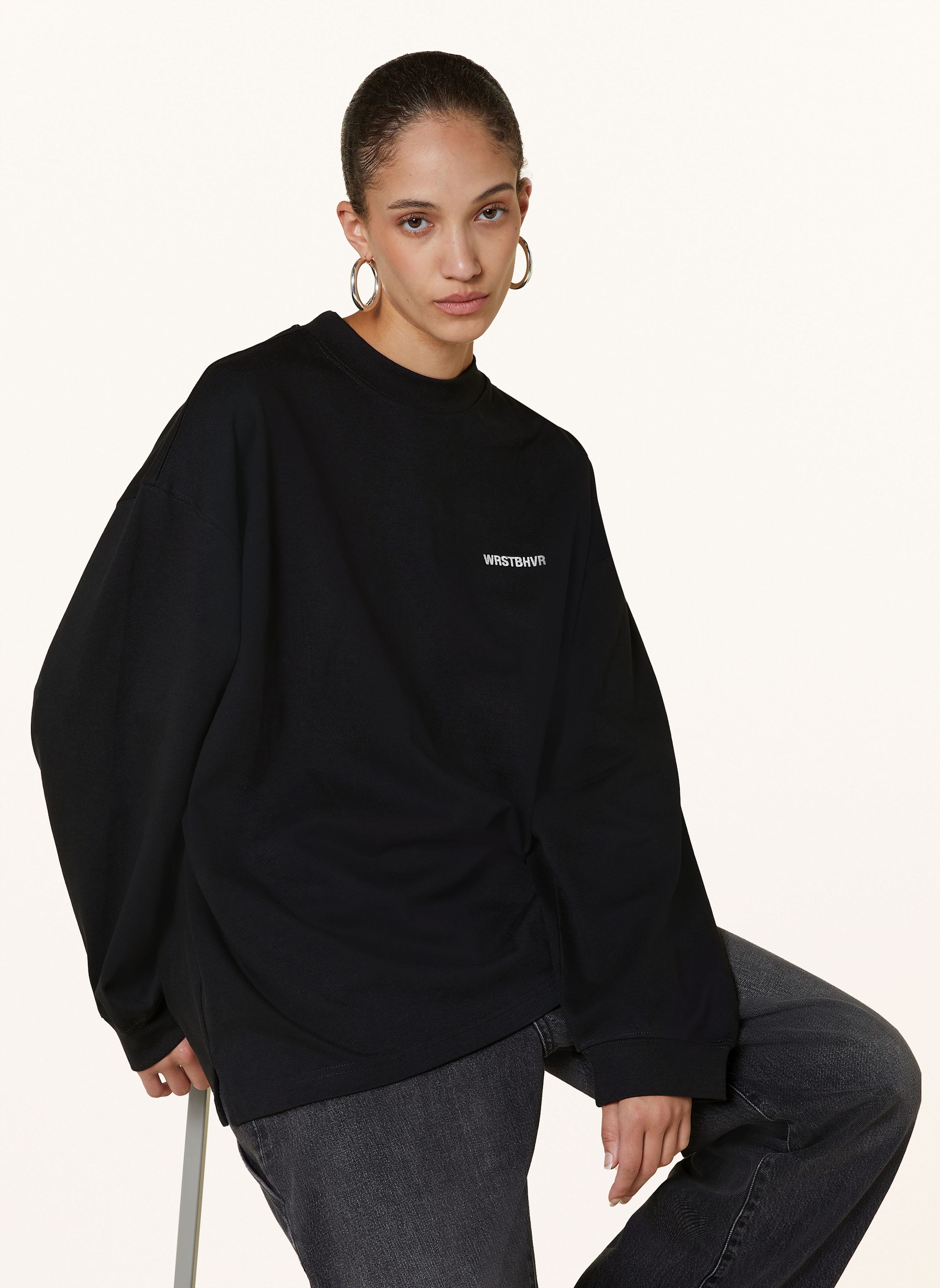 Thumbnail - Wrstbhvr Longsleeve Arvid schwarz