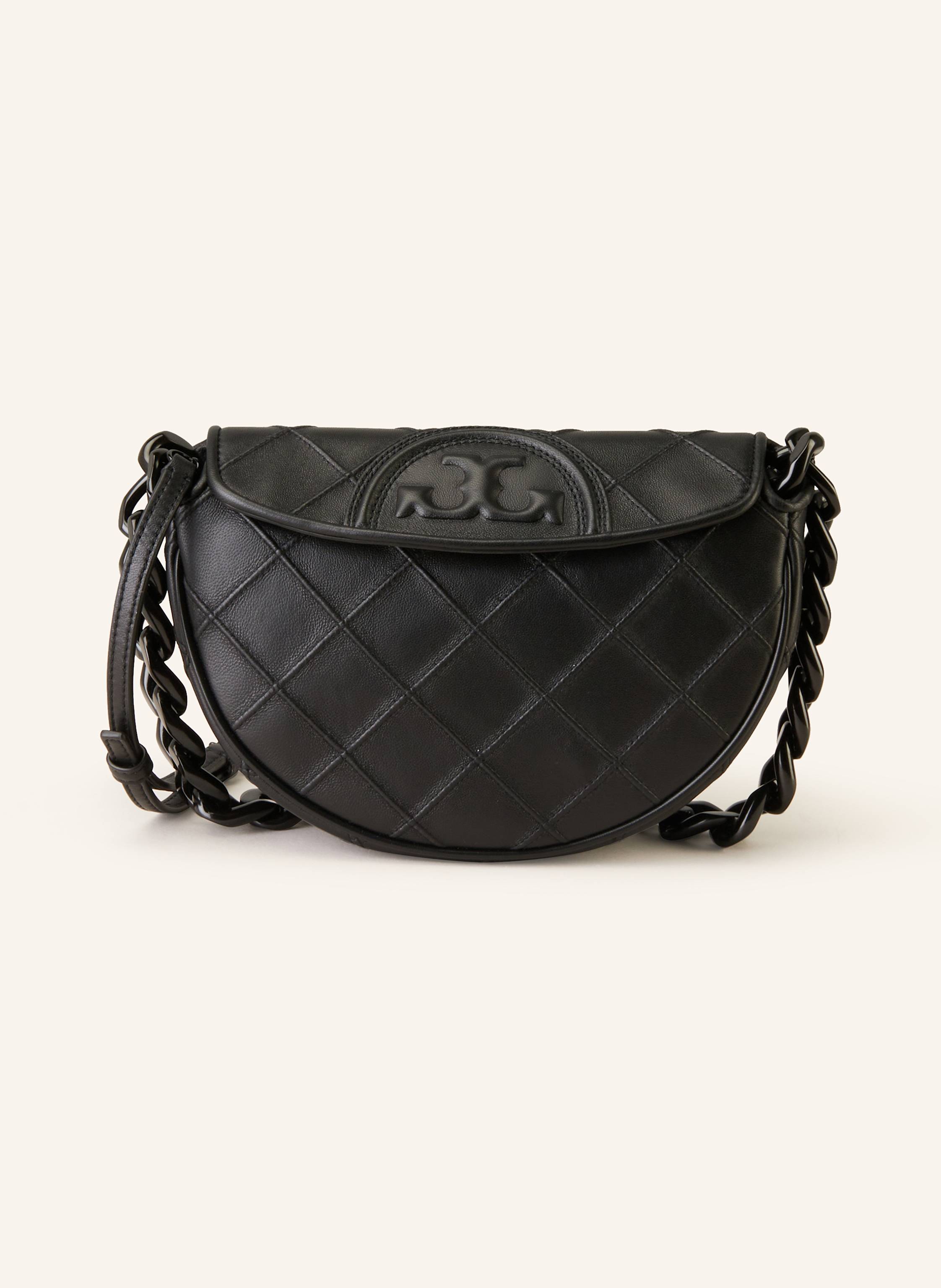TORY BURCH FLEMING SOFT MINI shoulder bag in black