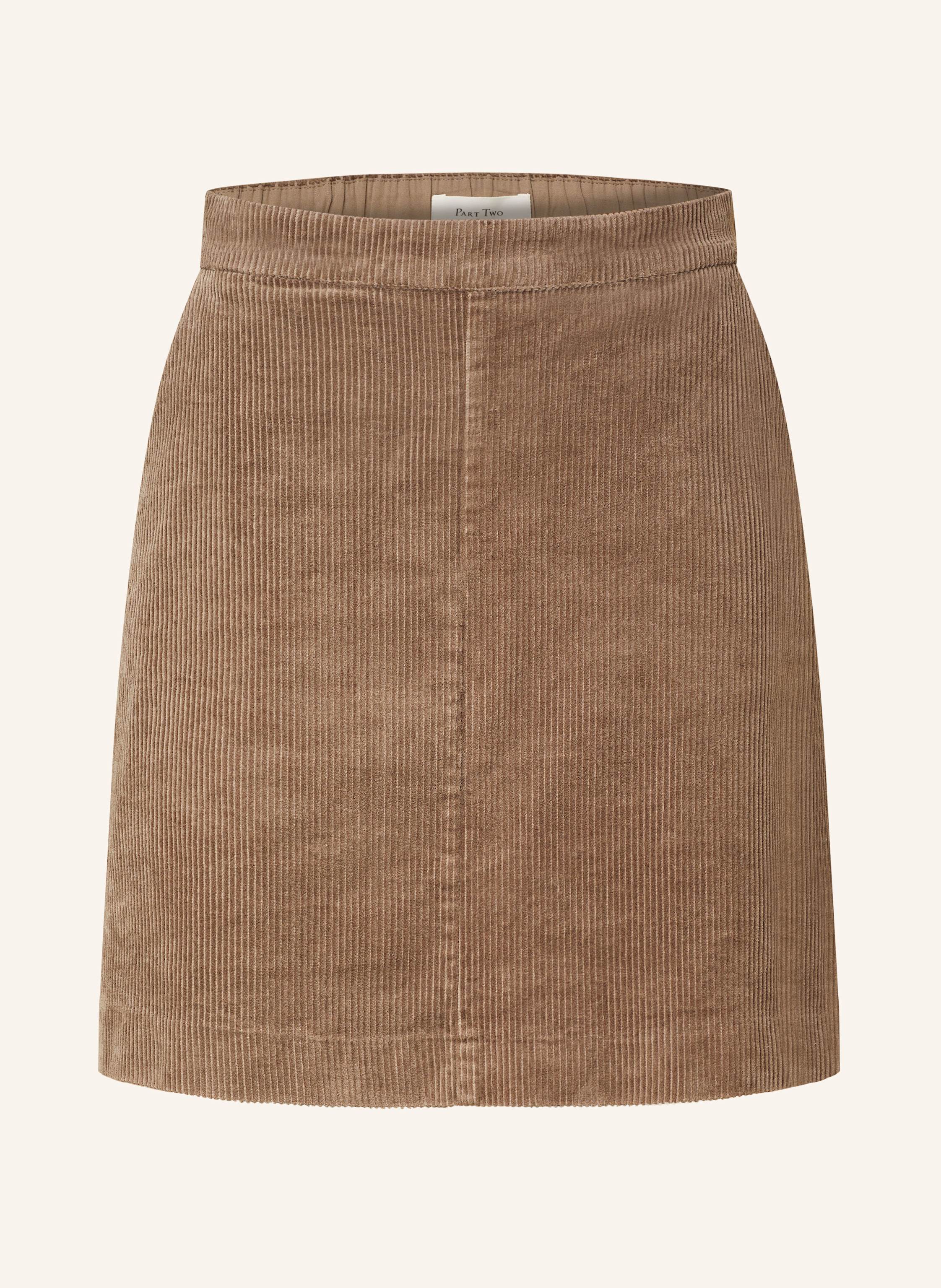 Light brown corduroy skirt outlet