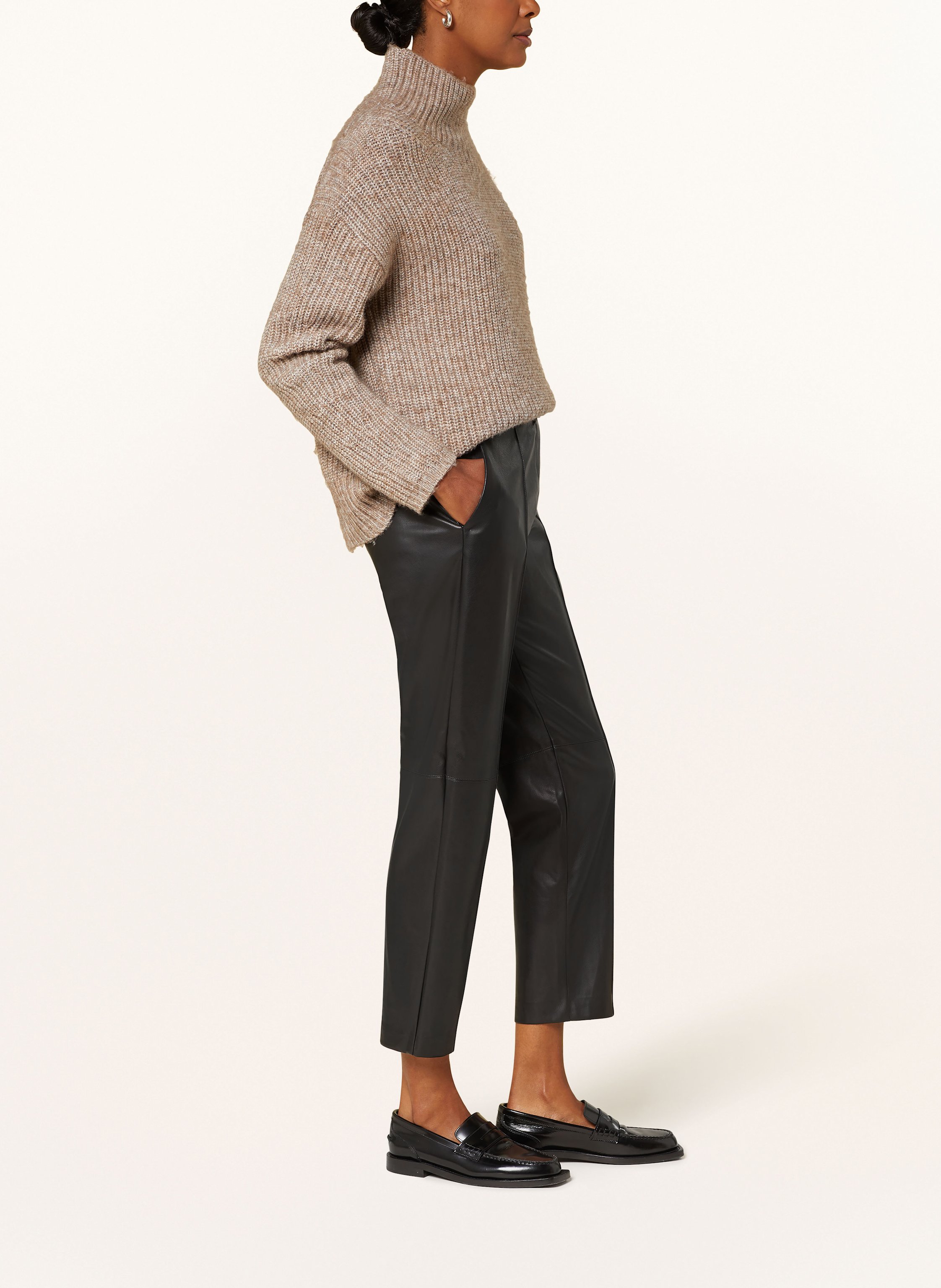 Thumbnail - S.Oliver Black Label Hose In Lederoptik schwarz