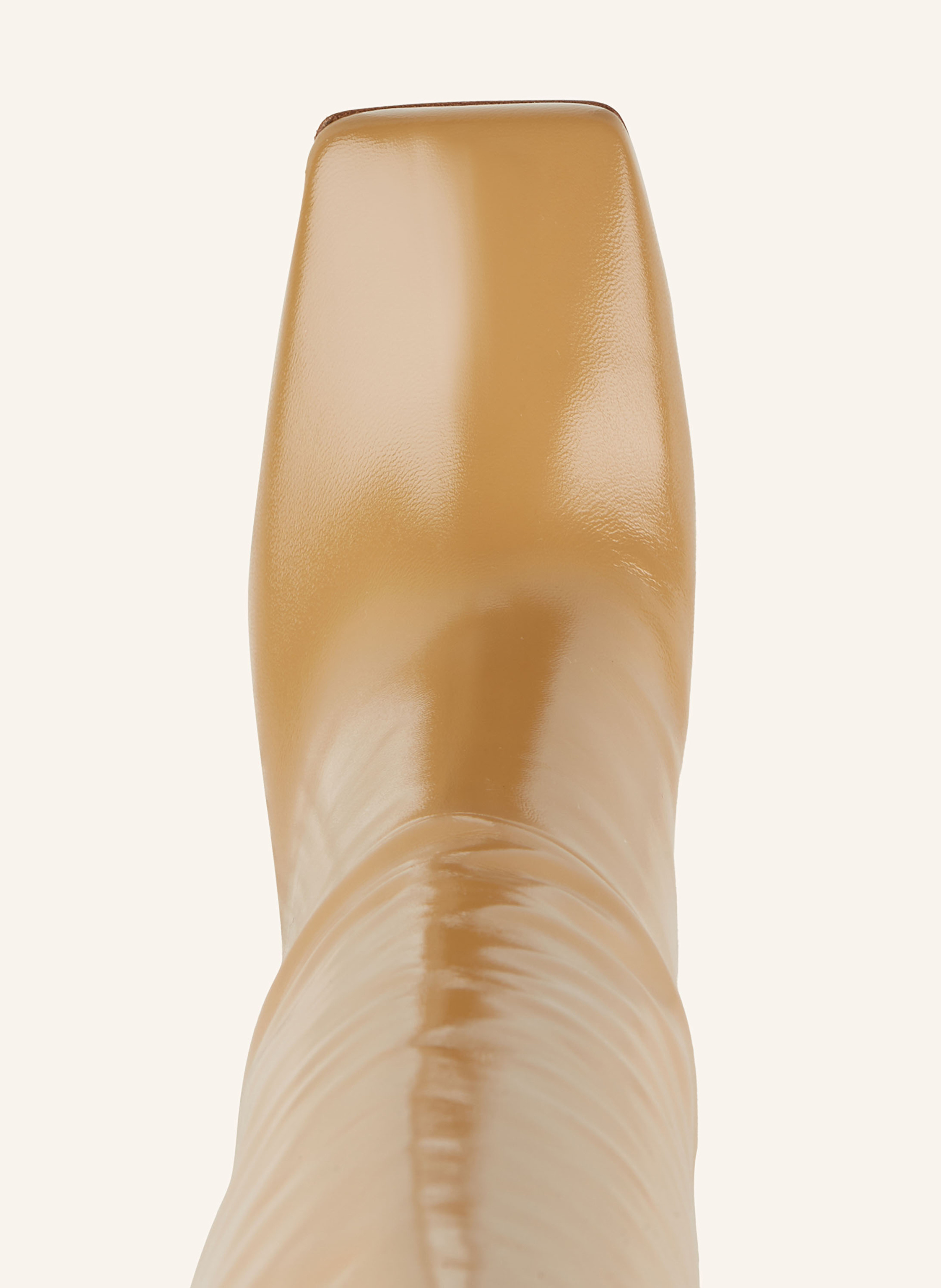 Thumbnail - Gianvito Rossi Lackstiefel Nuit beige