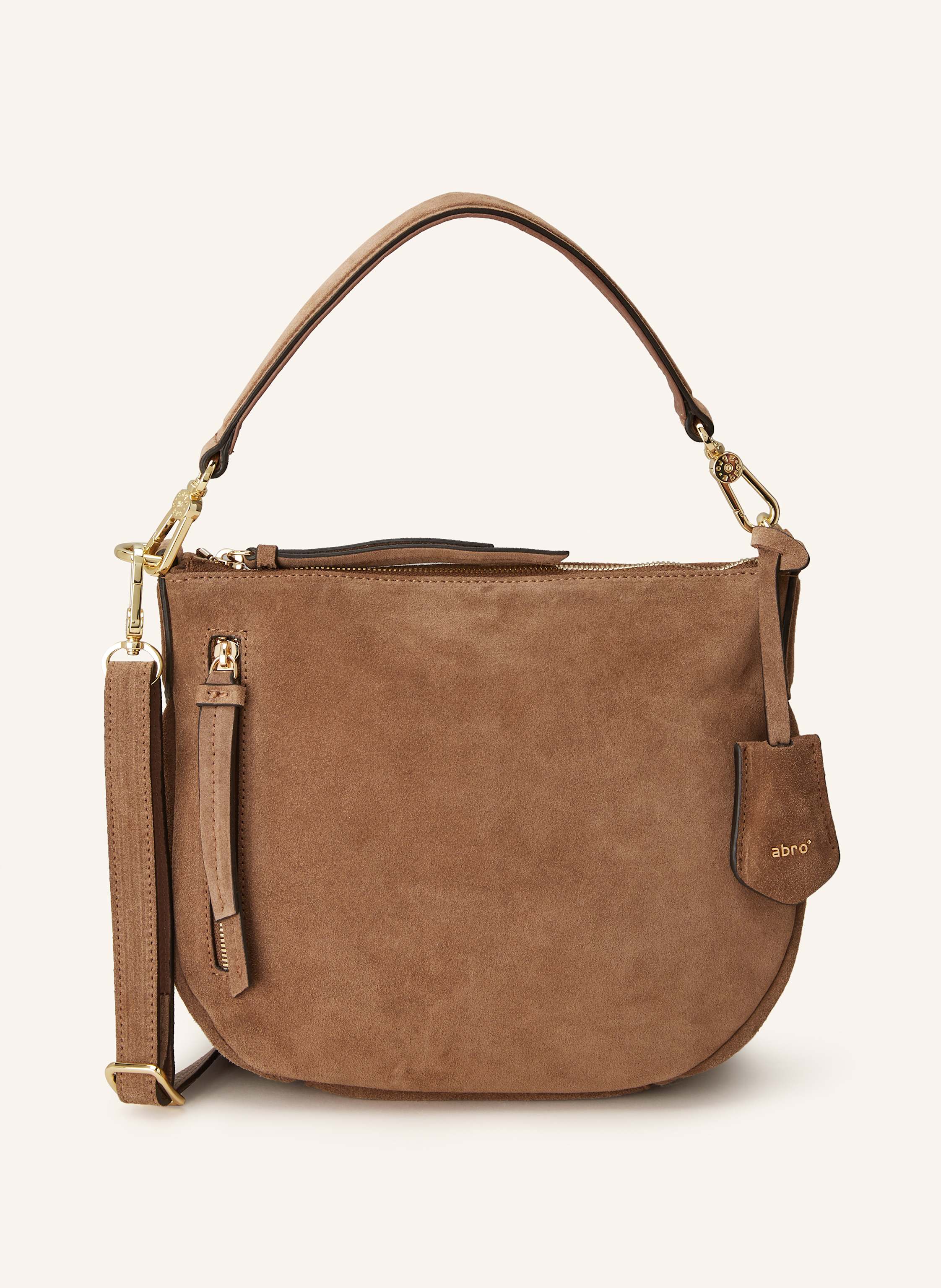 Suede Abro Hobo Bag Cognac Bottega Veneta Brown Shoulder Savoy Bag