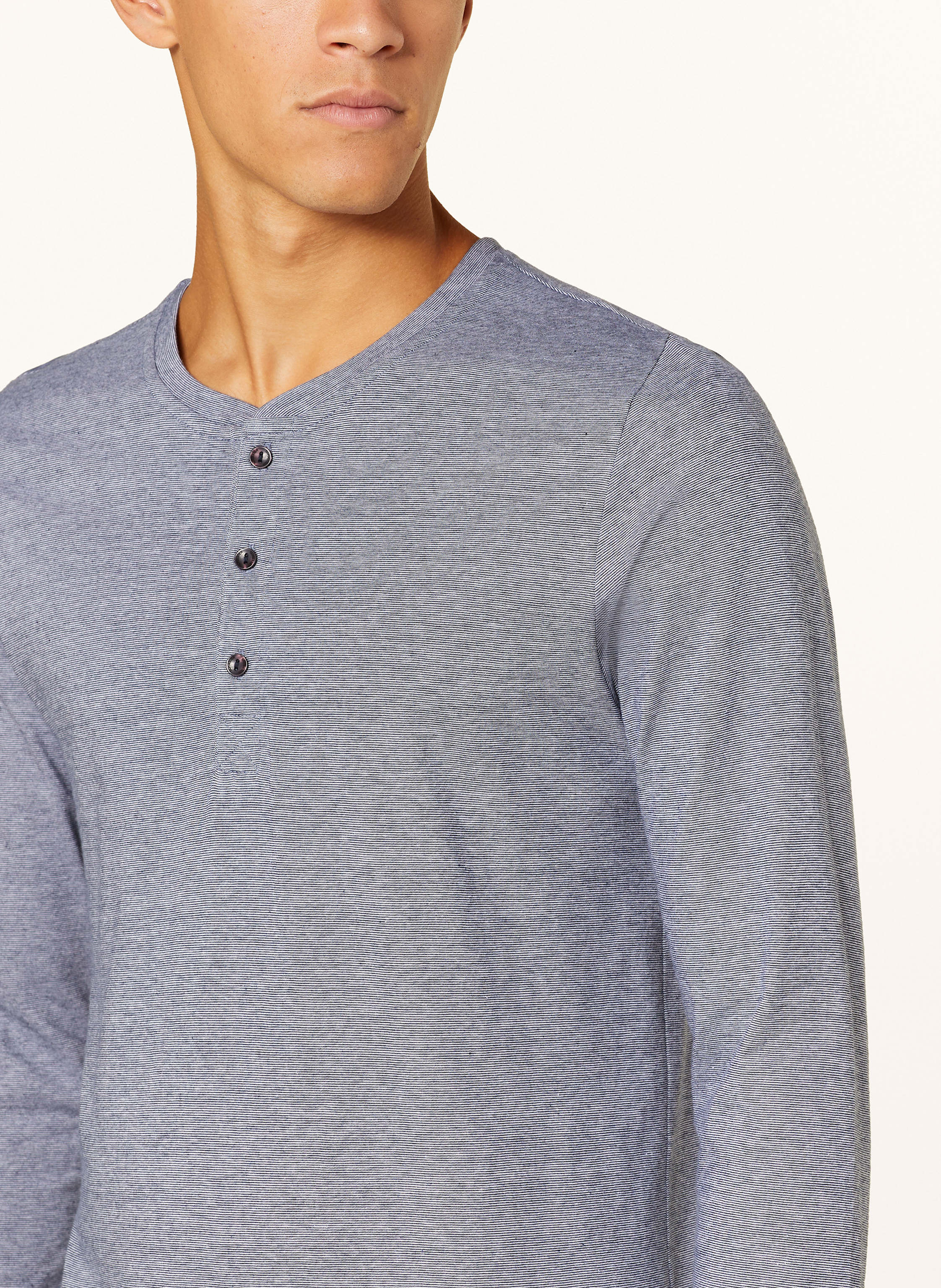Thumbnail - Schiesser Schlafanzug Casual Essentials blau