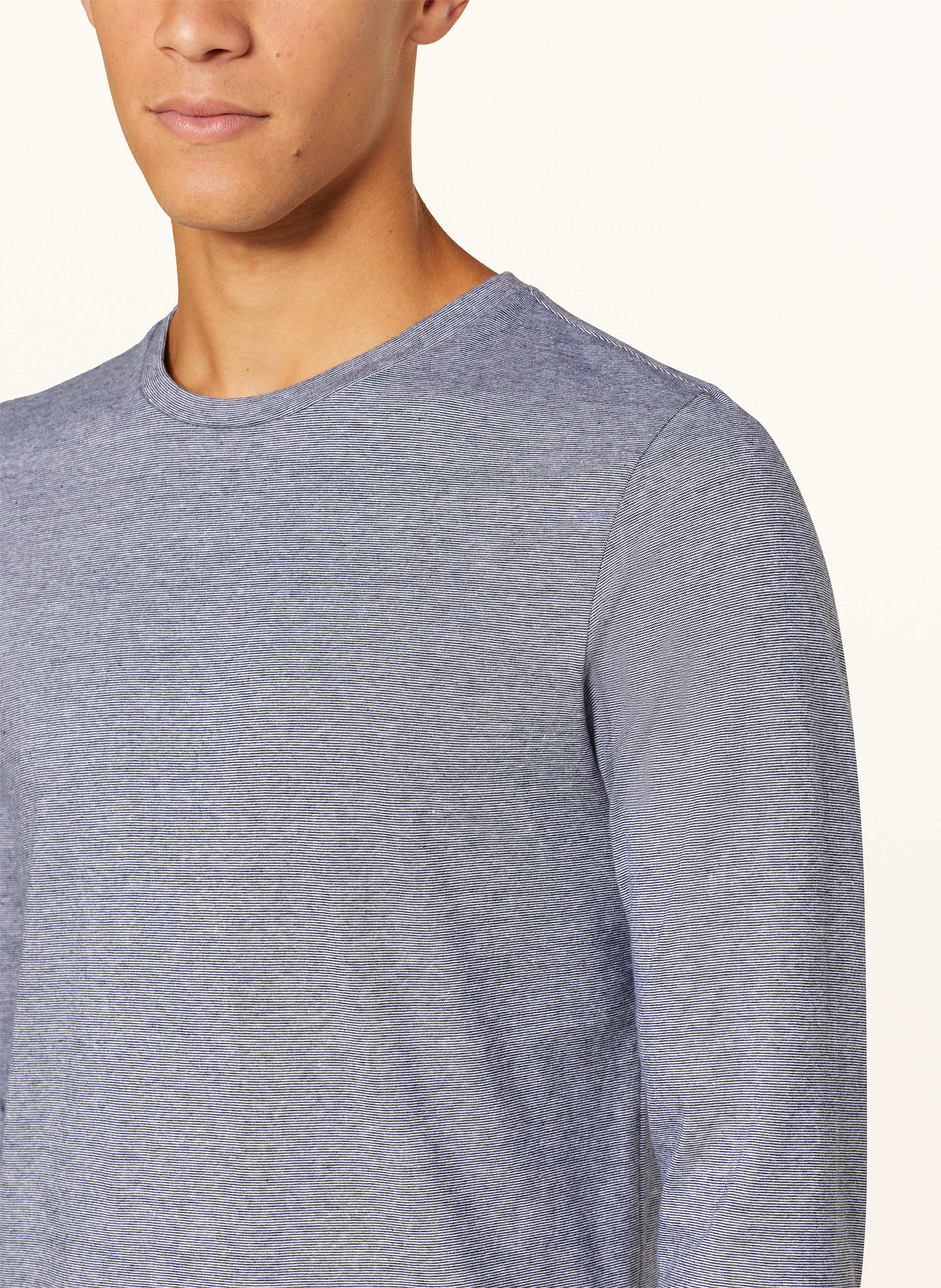 Thumbnail - Schiesser Schlafanzug Casual Essentials blau