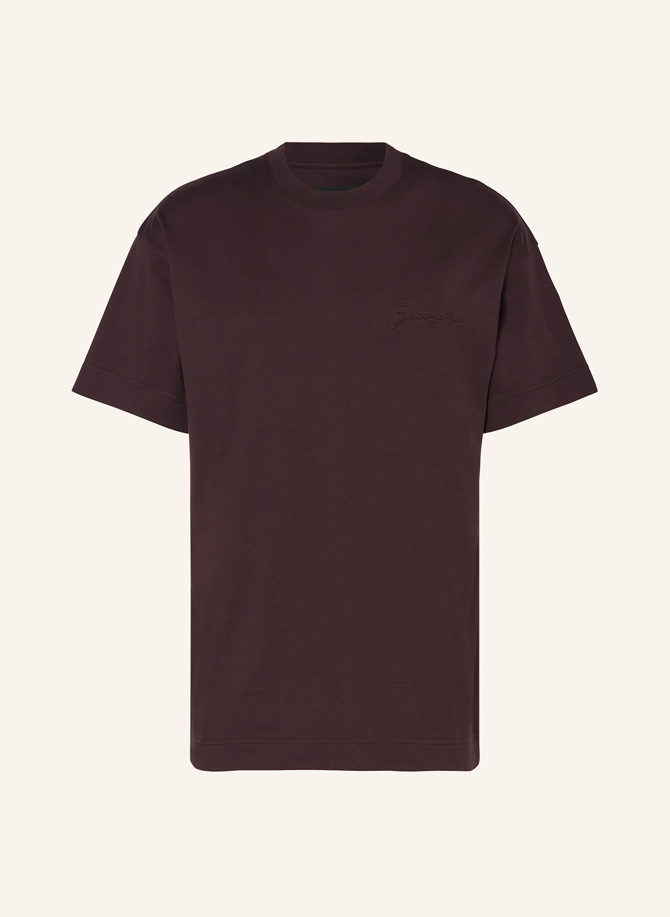 Givenchy zip-detail T-shirt | GIVENCHY T-shirt in dark red Givenchy zip-detail T-shirt | GIVENCHY T-shirt in dark red