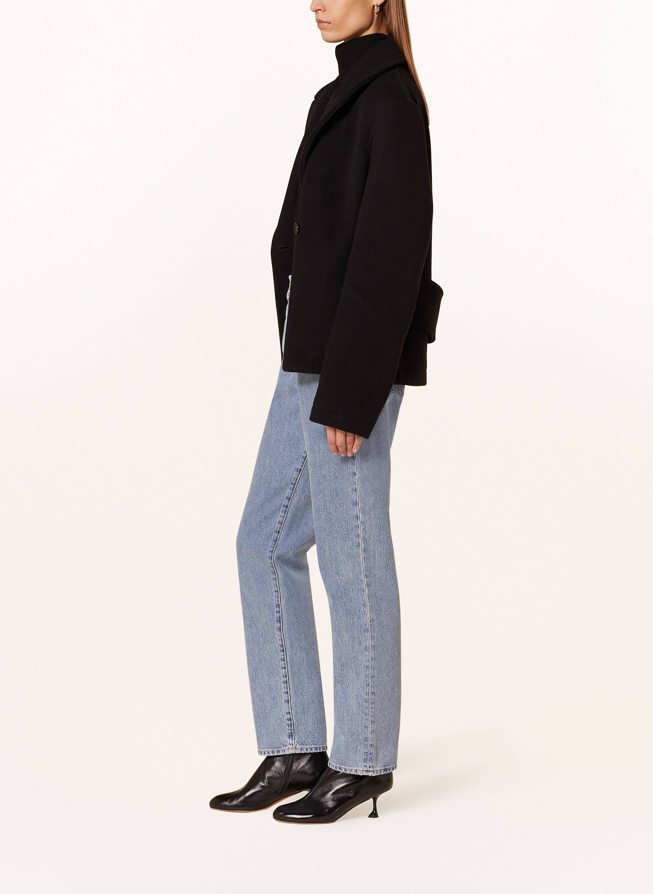 Thumbnail - Loulou Studio Mom Jeans Wular blau