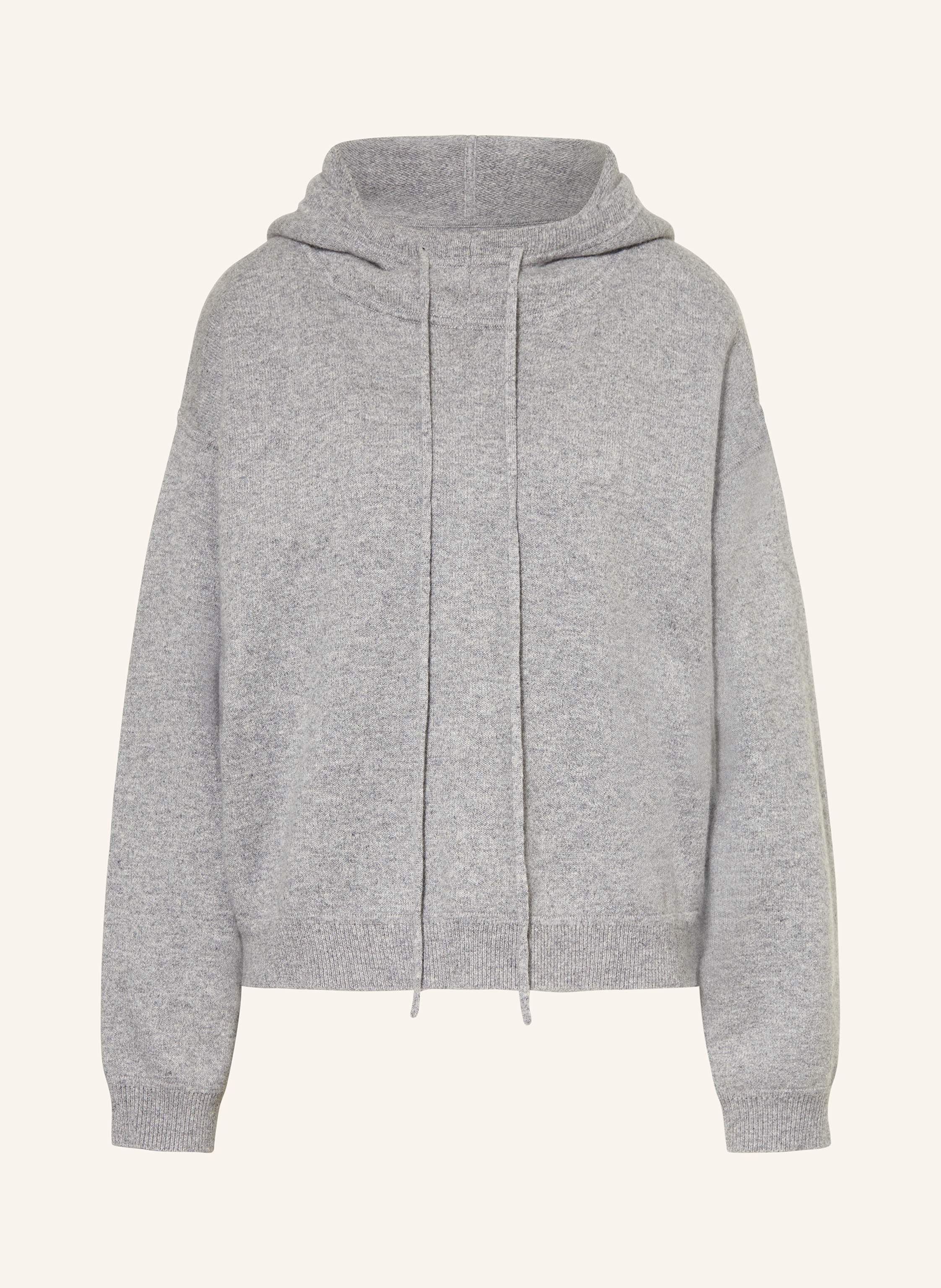 LOULOU STUDIO Cashmere Hoodie SARLA in grau