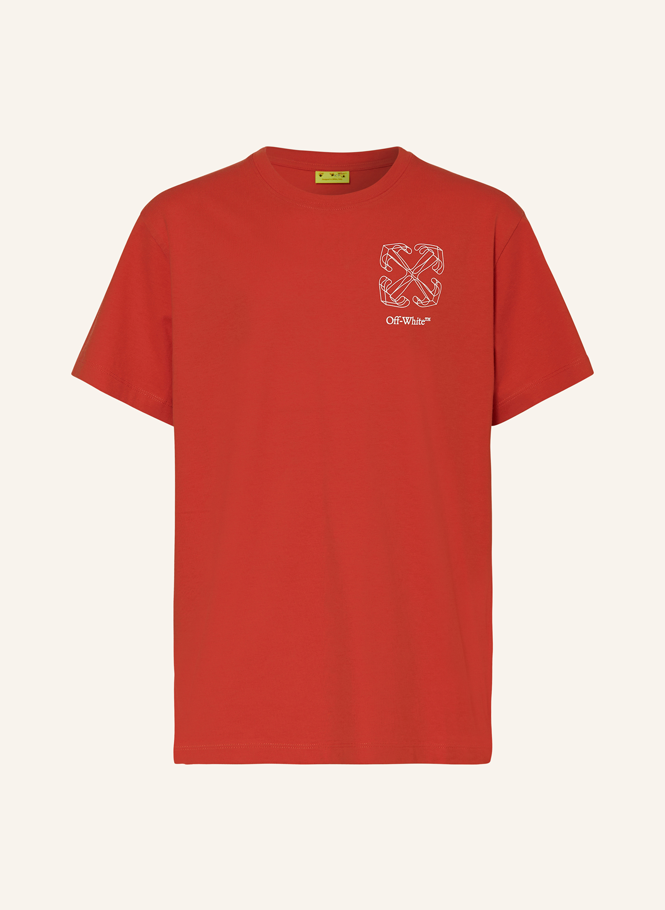 T shirt off white rouge online