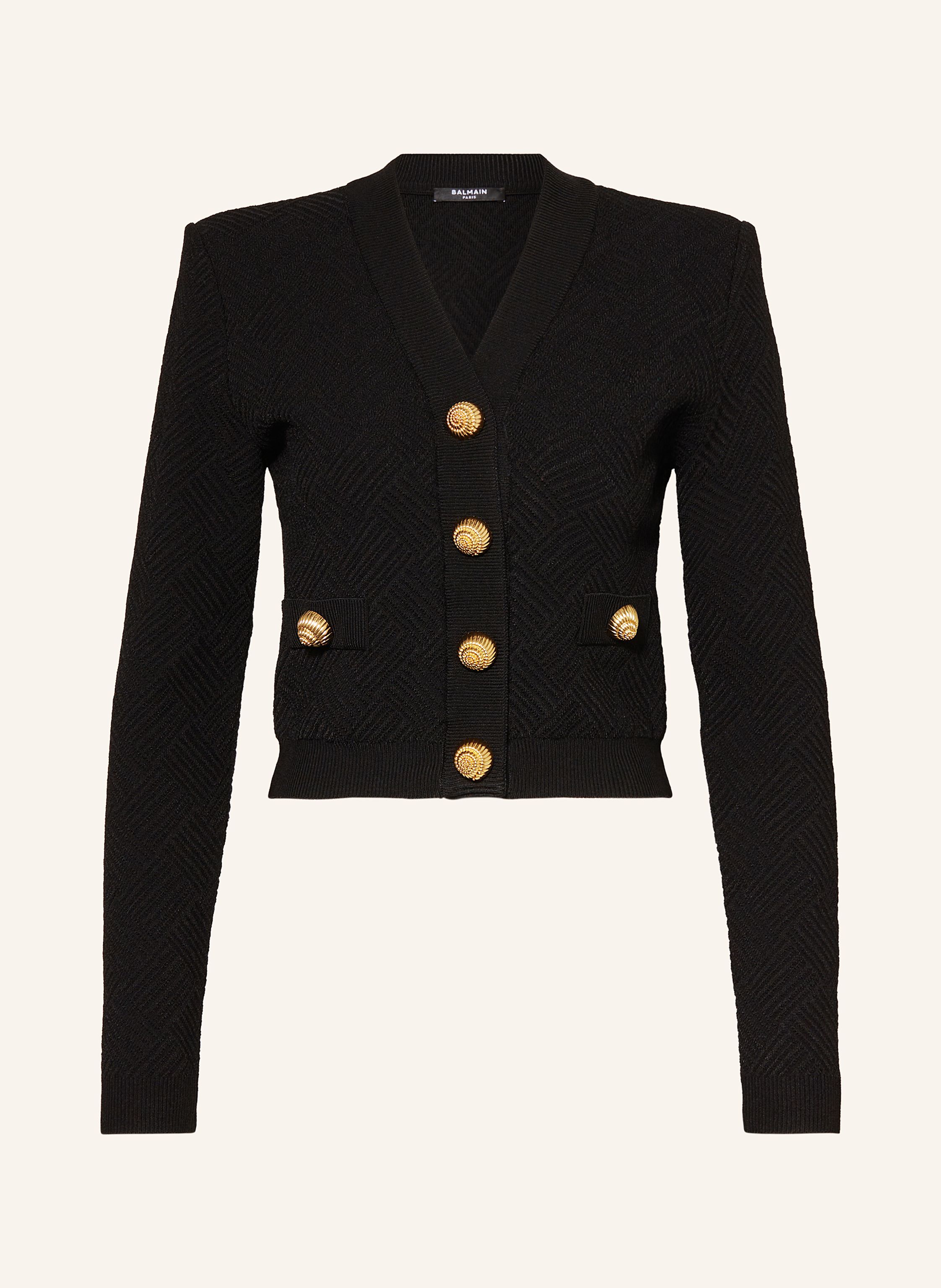 BALMAIN Cardigan in black