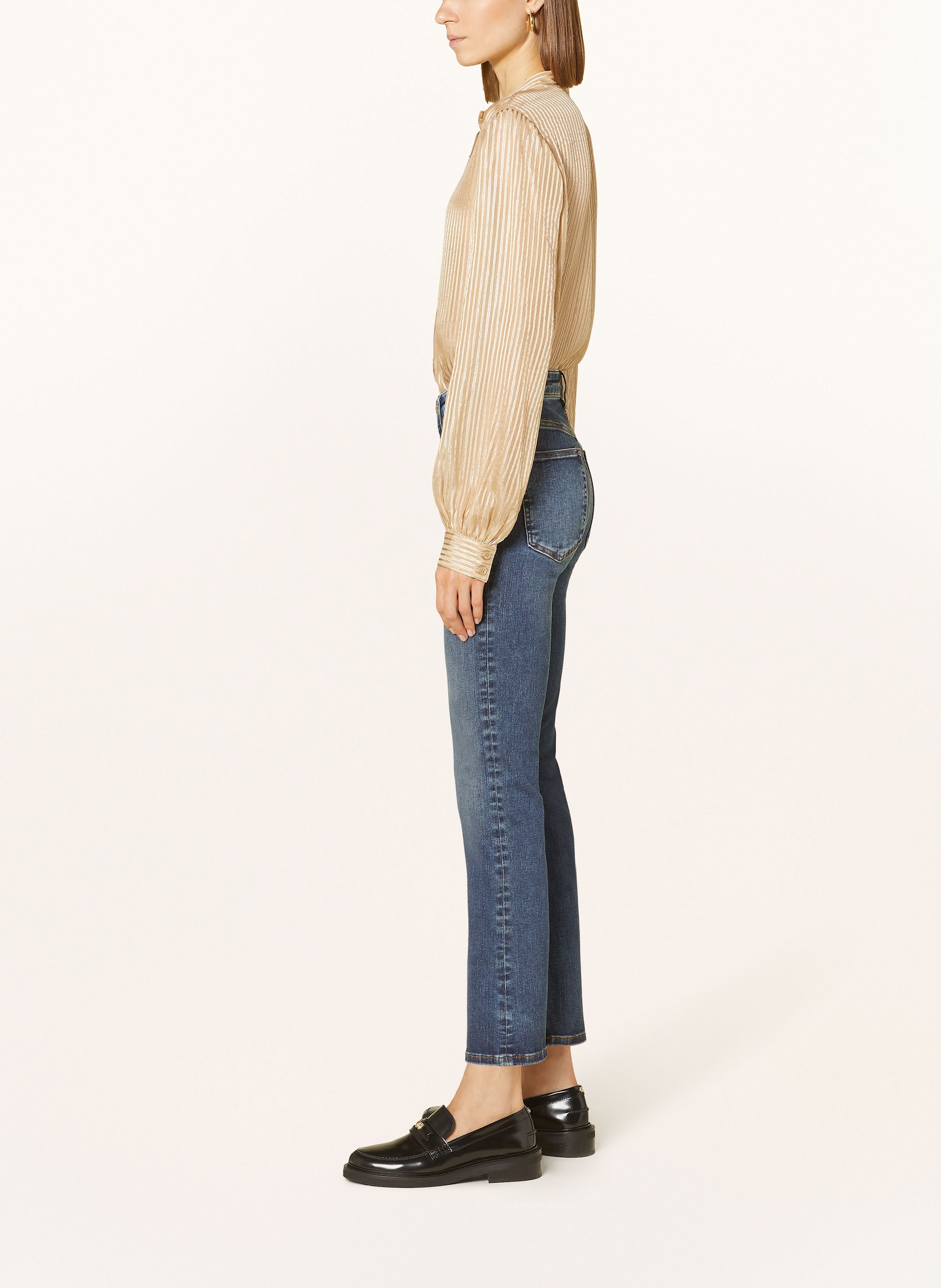 Thumbnail - Frame Bootcut Jeans Le Crop Mini Boot blau