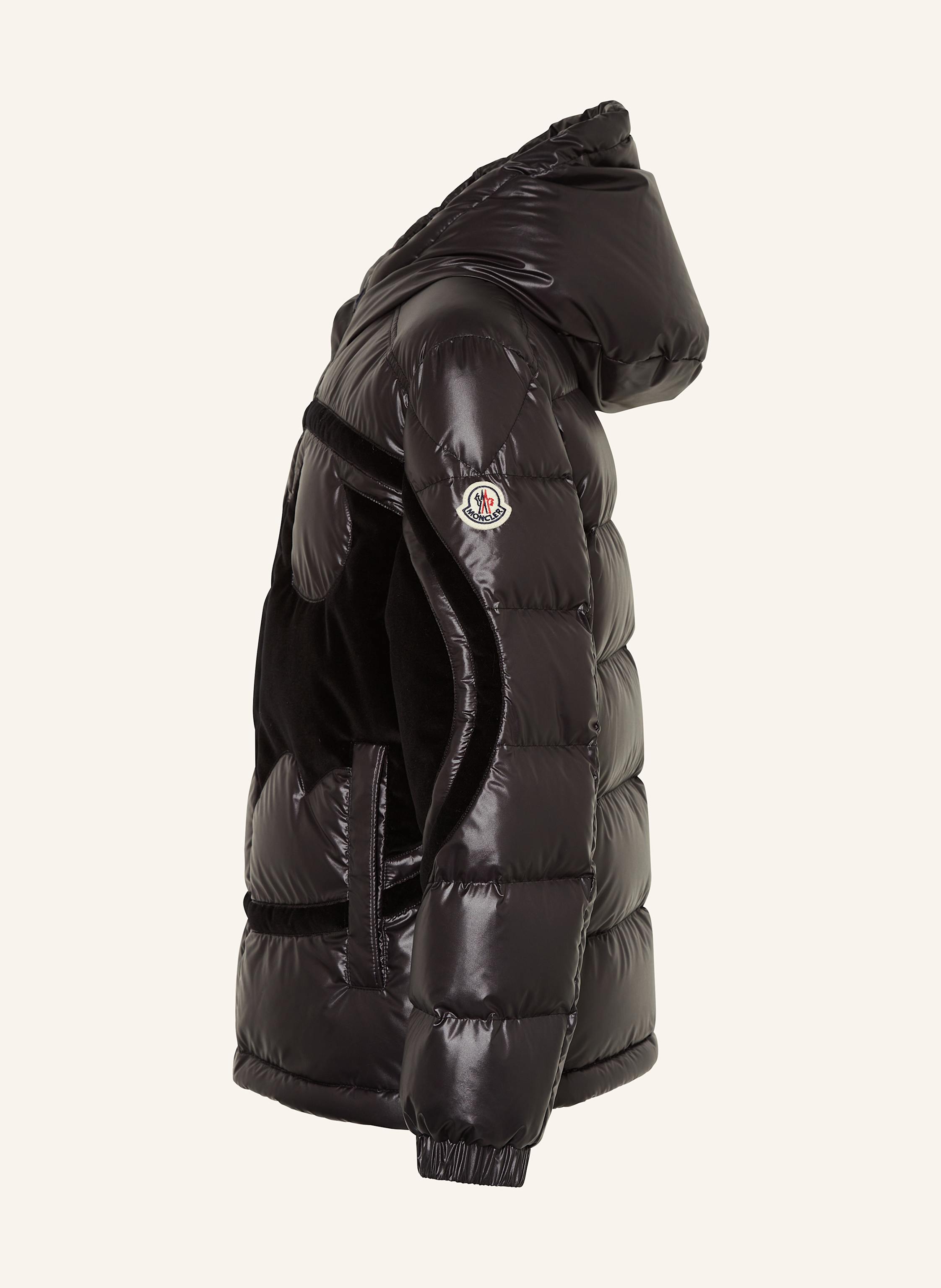 Thumbnail - Moncler Enfant Daunenjacke Solander schwarz