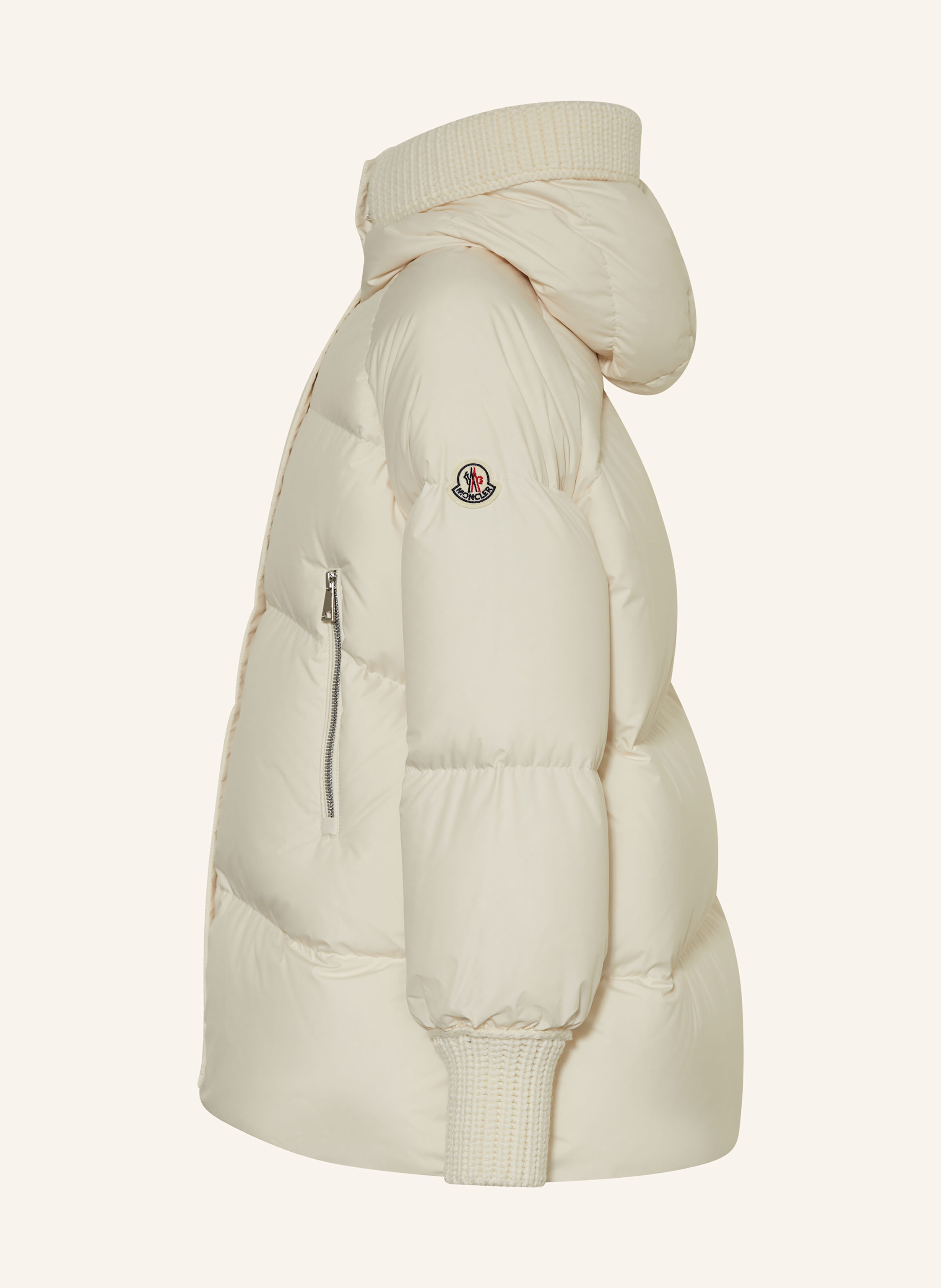 Thumbnail - Moncler Enfant Daunenjacke Ronda weiss