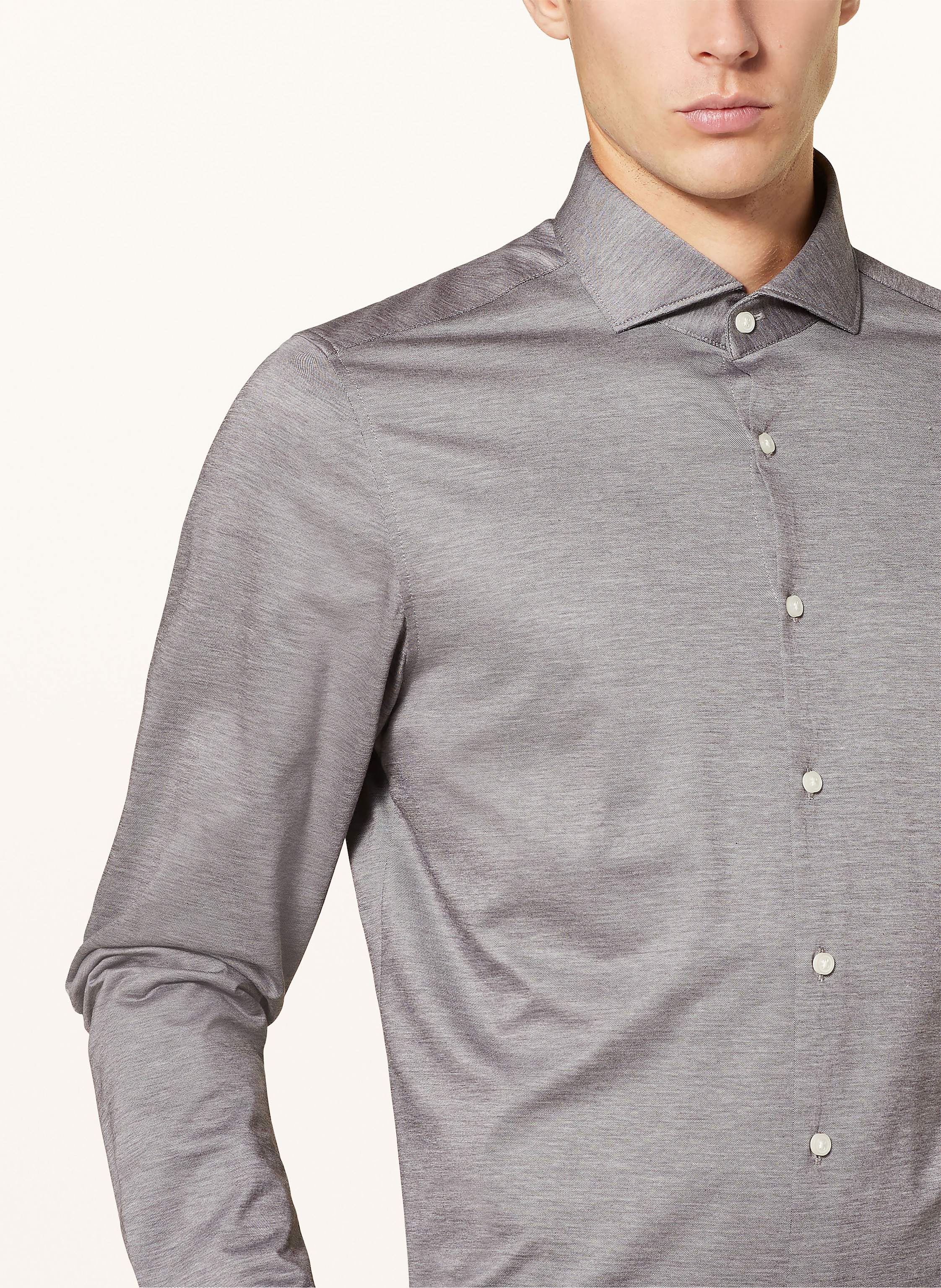 Thumbnail - Paul Hemd Slim Fit Mit Extralangem Arm braun