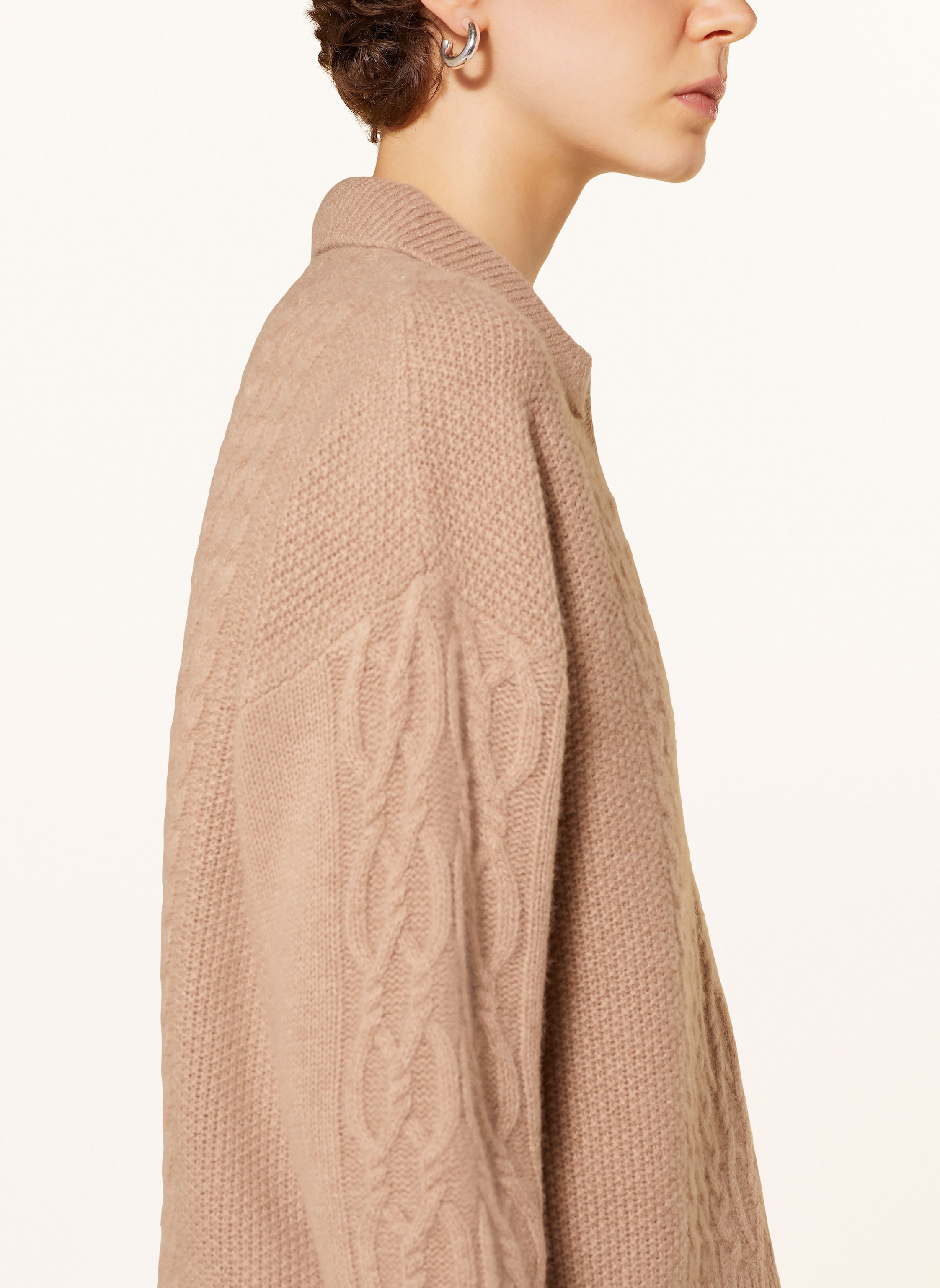 Thumbnail - Mrs & Hugs Strick-Poloshirt beige