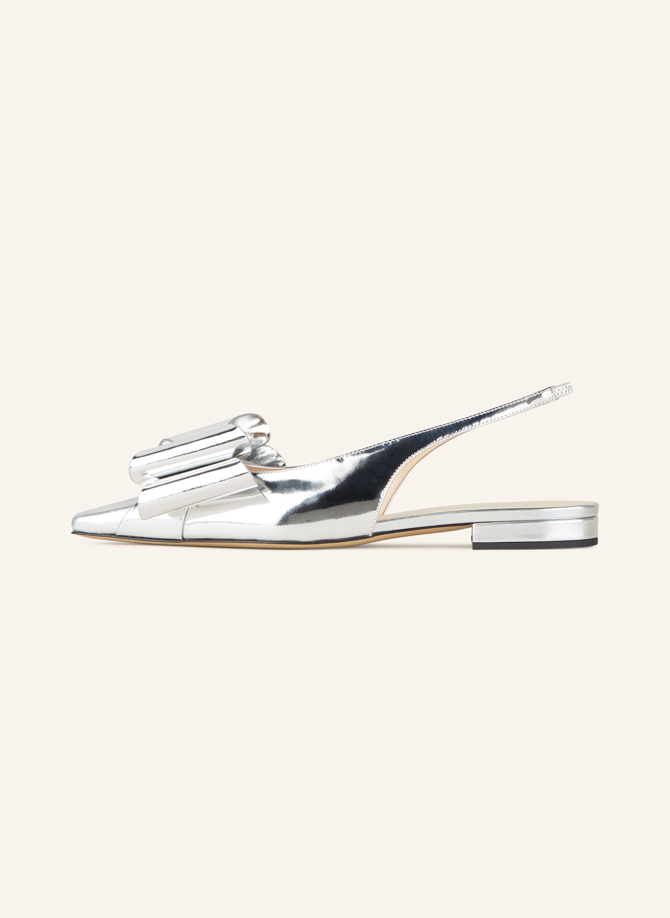 Thumbnail - Mach & Mach Slingballerinas Le Cadeau silber