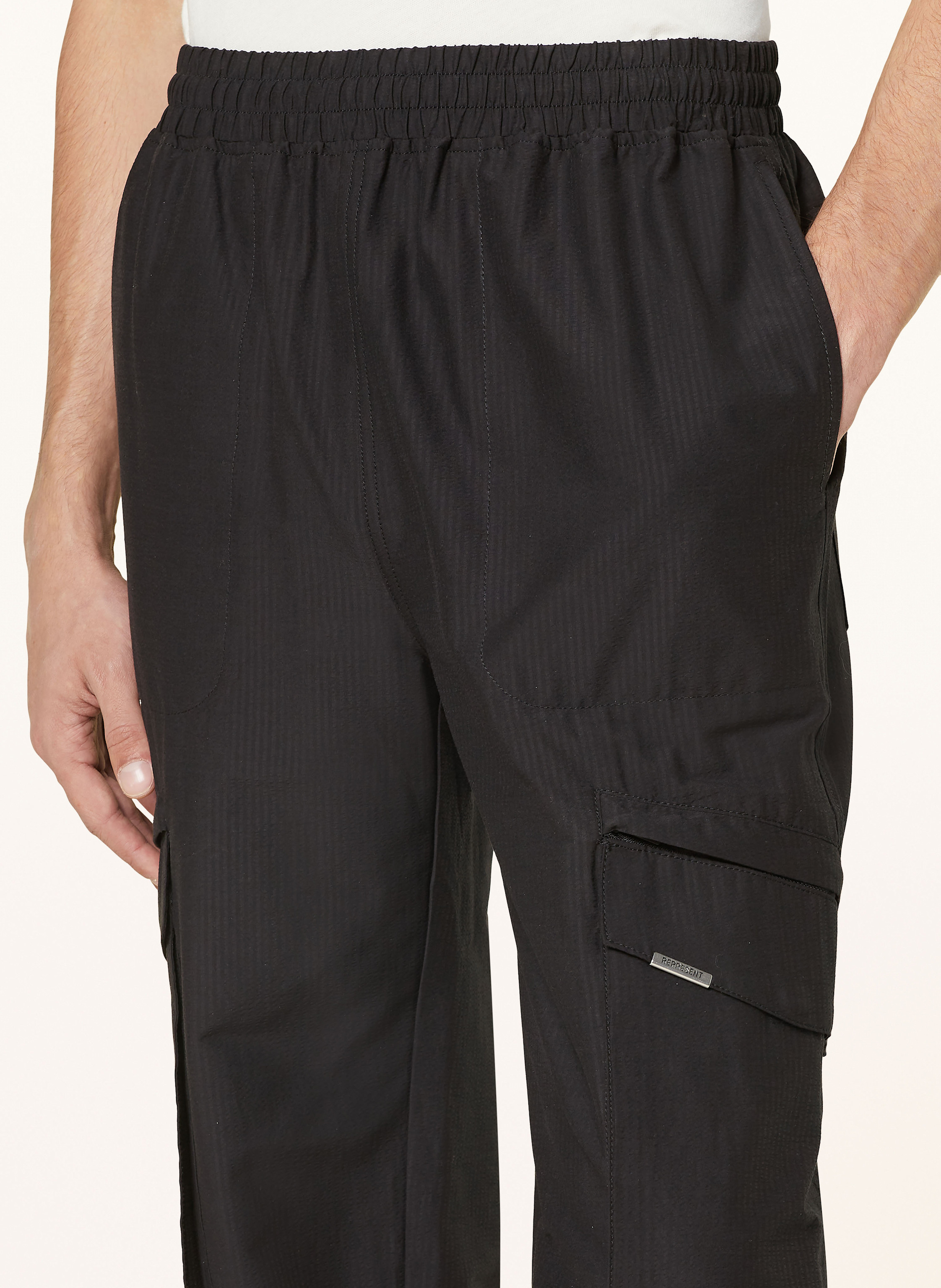 Thumbnail - Represent Cargohose Extra Slim Fit schwarz
