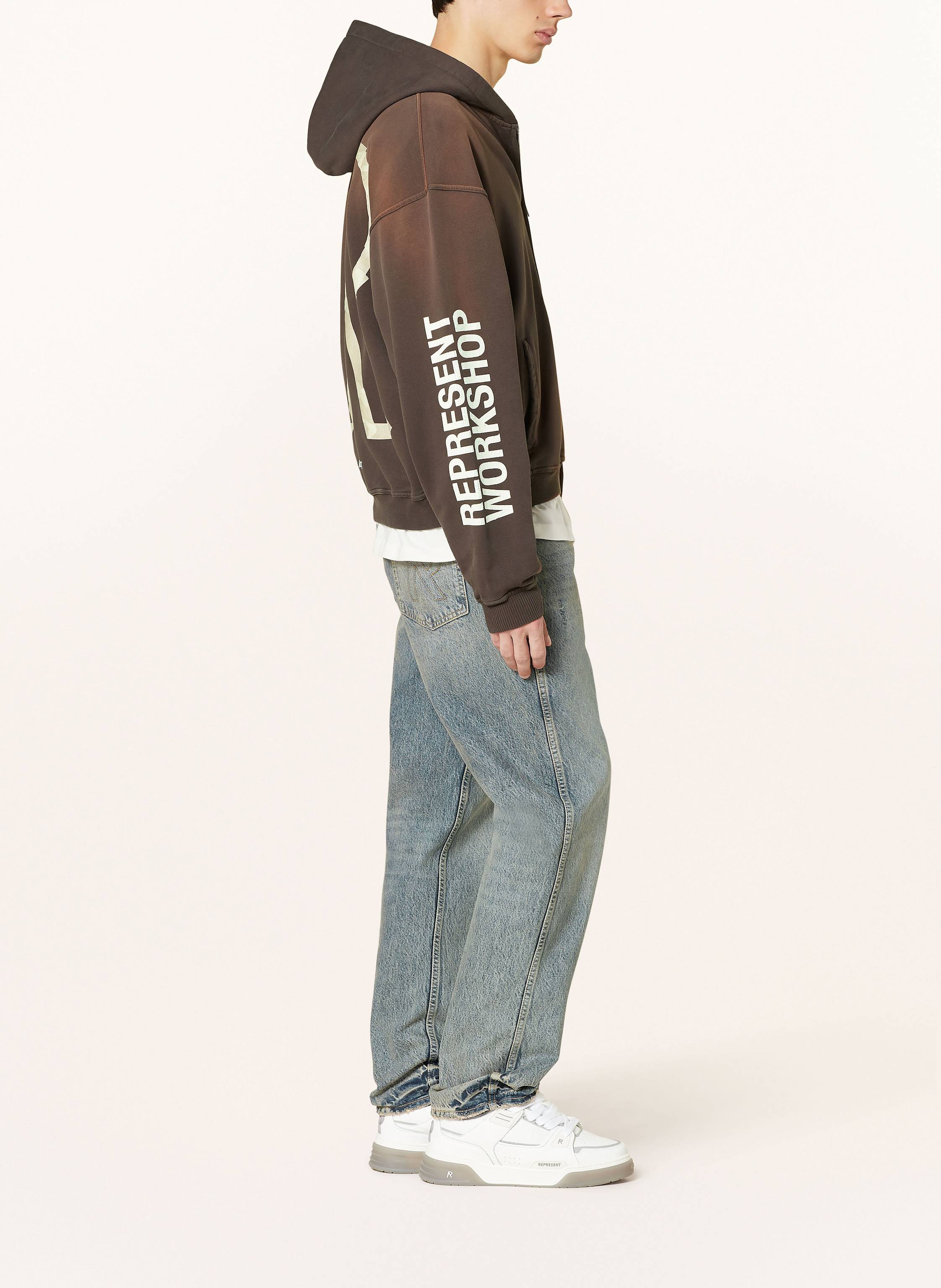 Thumbnail - Represent Sweatjacke braun