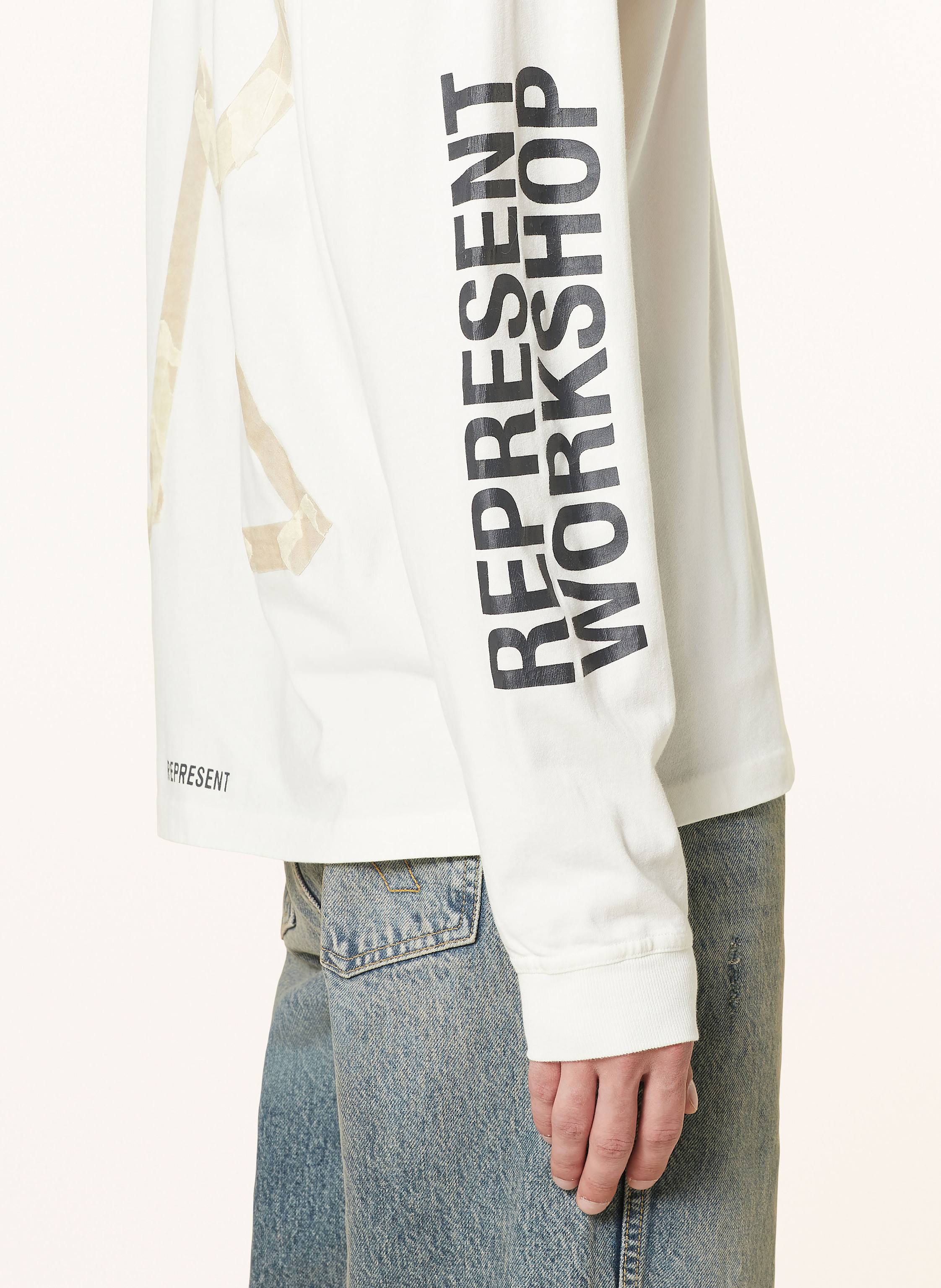 Thumbnail - Represent Longsleeve weiss